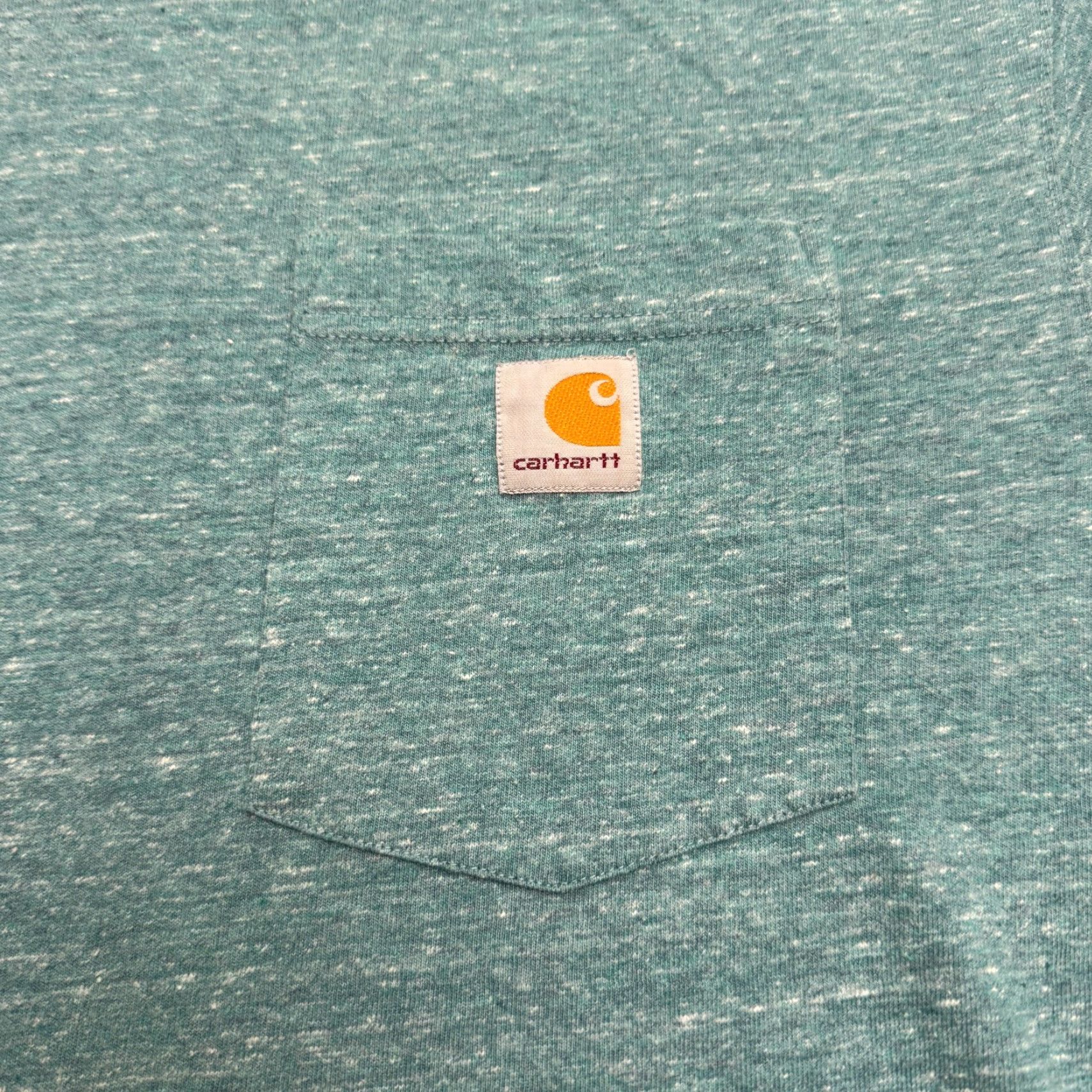 Carhartt Carhartt K87 Loose Fit T-Shirt Mens L Green Crew Neck Pocket Tee Short Sleeve Outdoor Classic Logo Size US L / EU 52-54 / 3 - 3 Thumbnail