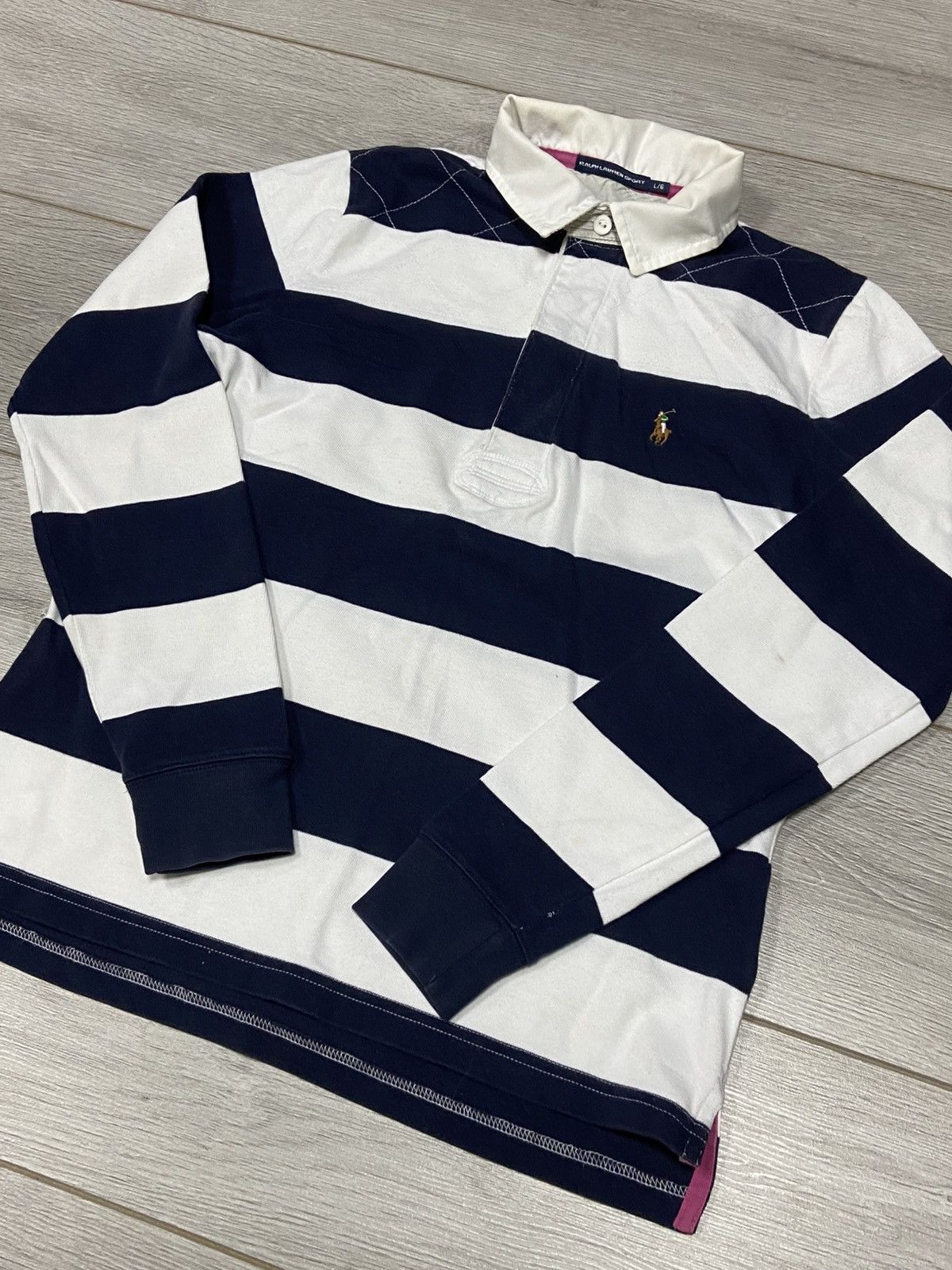 Rugby Ralph Lauren Vintage Polo Ralph Lauren sport Rugby long sleeve polo shirt Size L / US 10 / IT 46 - 3 Thumbnail