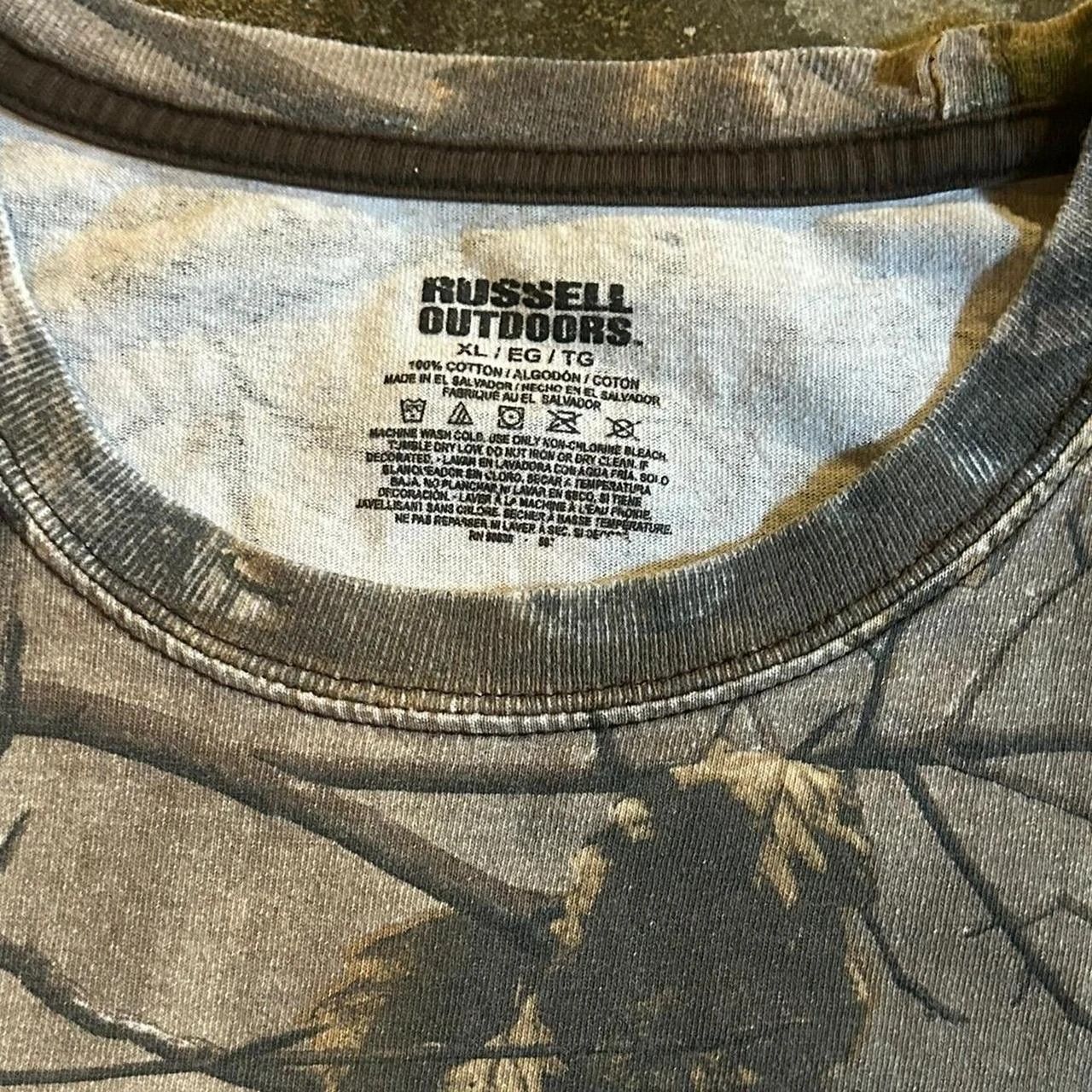 Russell Athletic Russell Outdoors camo tee Size US XL / EU 56 / 4 - 7 Thumbnail