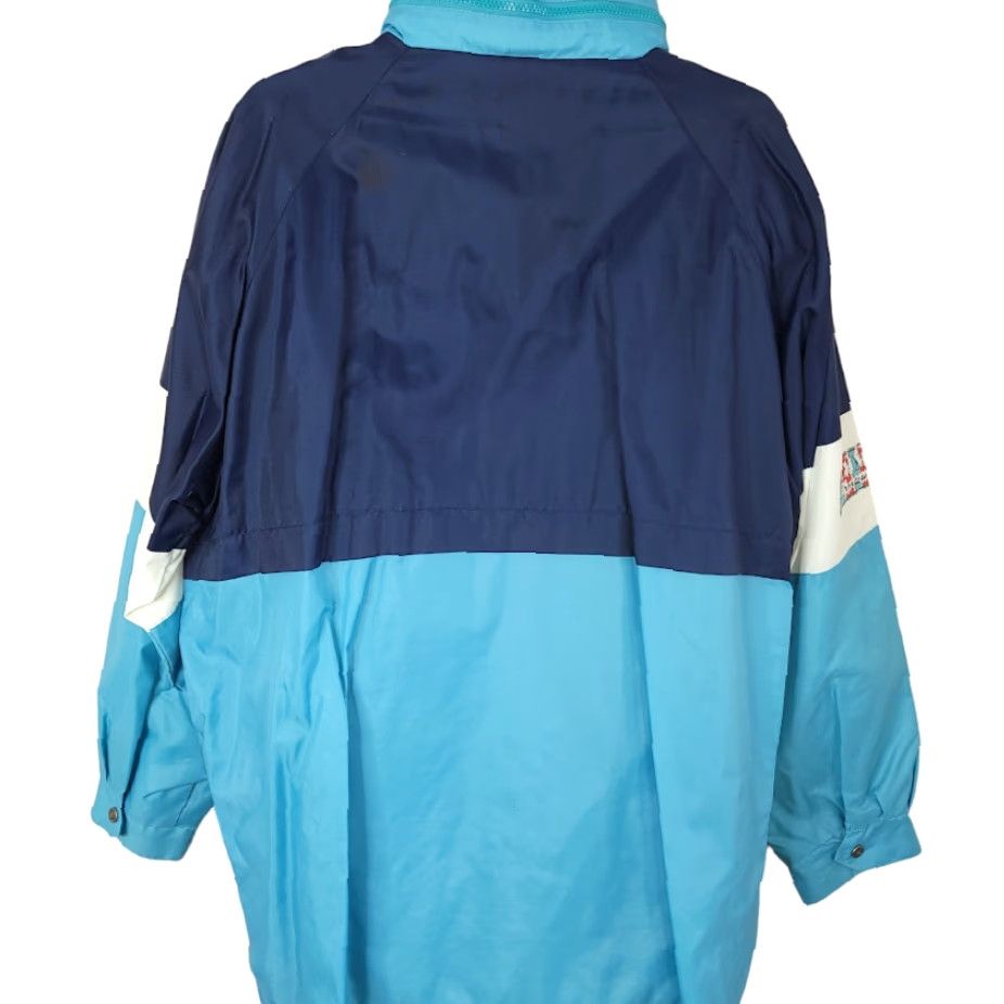 Vintage VINTAGE Regatta Sport Sailing Jacket Mens XL Blue 90s Boating Roll Up Hood Windbreaker Jacket Size US XL / EU 56 / 4 - 5 Thumbnail