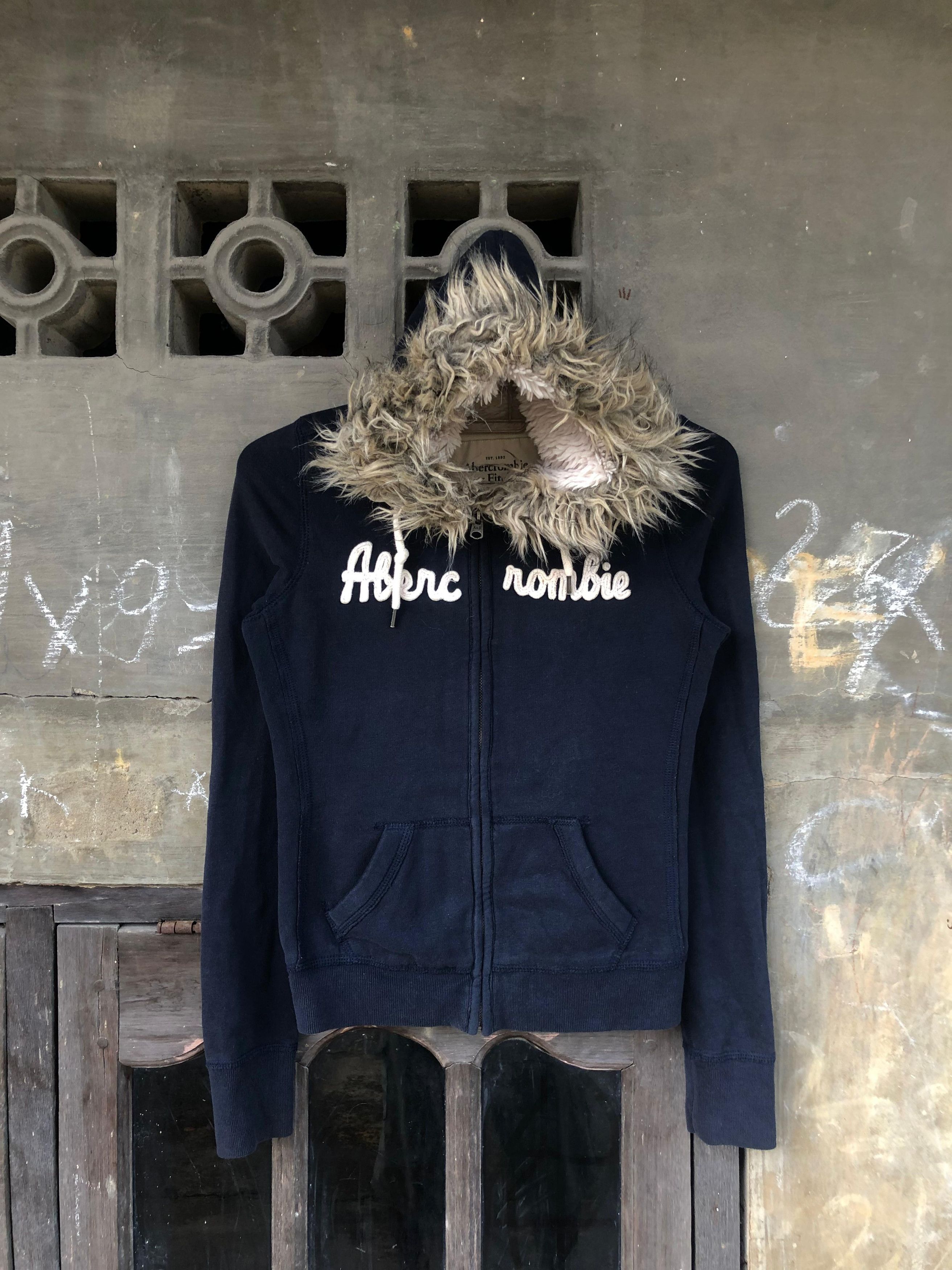 Abercrombie & Fitch Fur Jacket Abrecombie Size US XS / EU 42 / 0 - 1 Thumbnail
