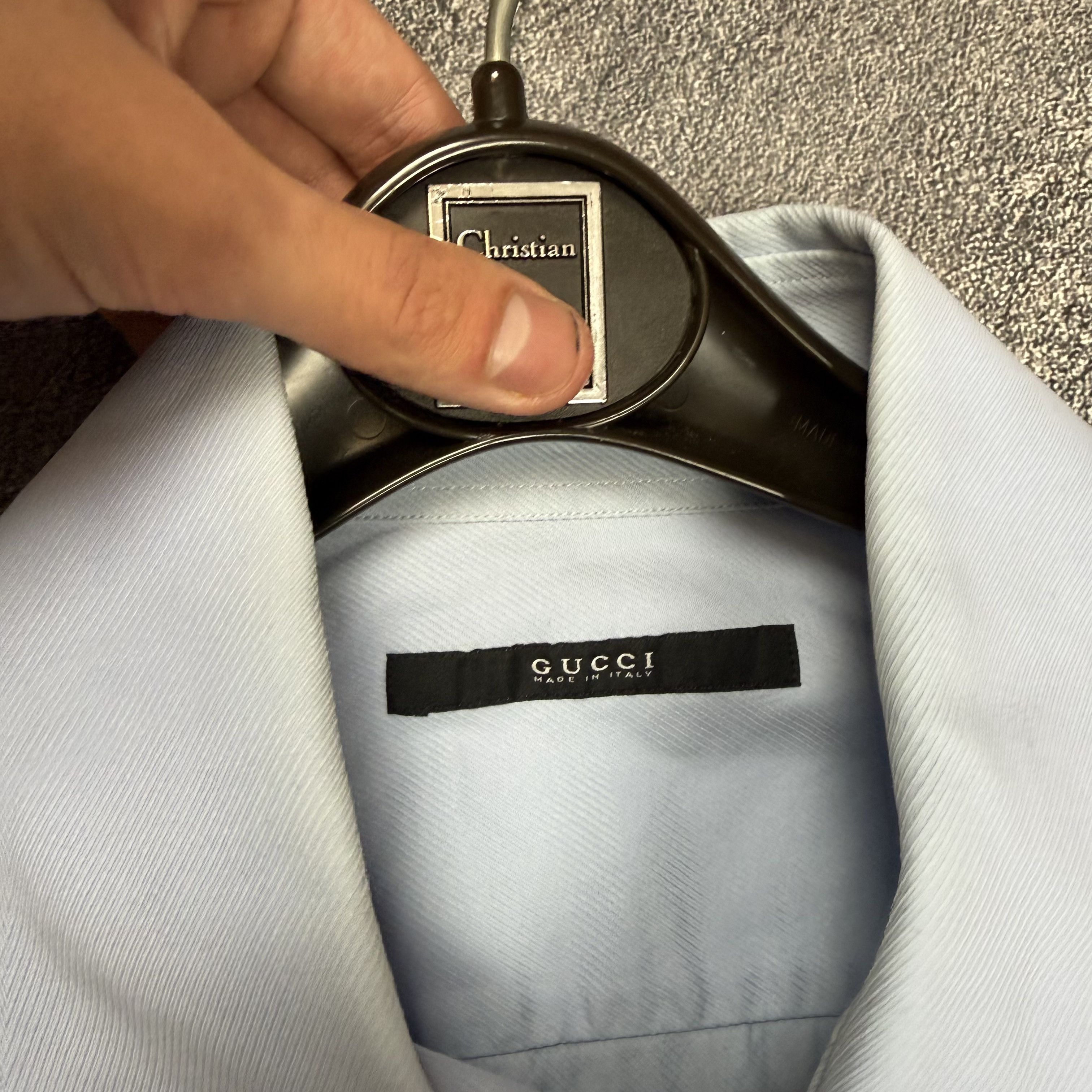 Gucci Gucci shirt blue Size US M / EU 48-50 / 2 - 6 Thumbnail