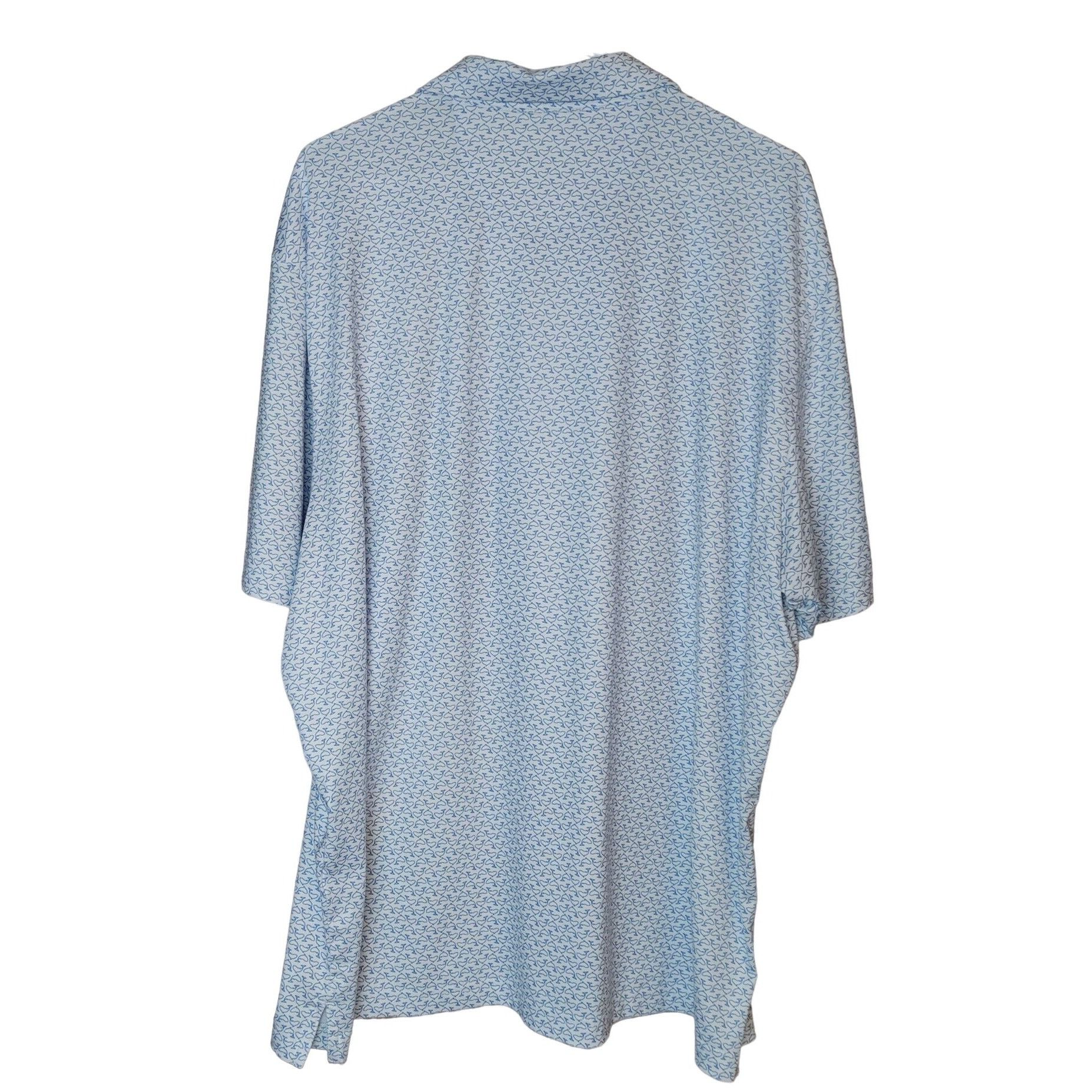 Other Roundtree and Yorke Performance White Wale Print Polo Shirt Size US XL / EU 56 / 4 - 2 Thumbnail