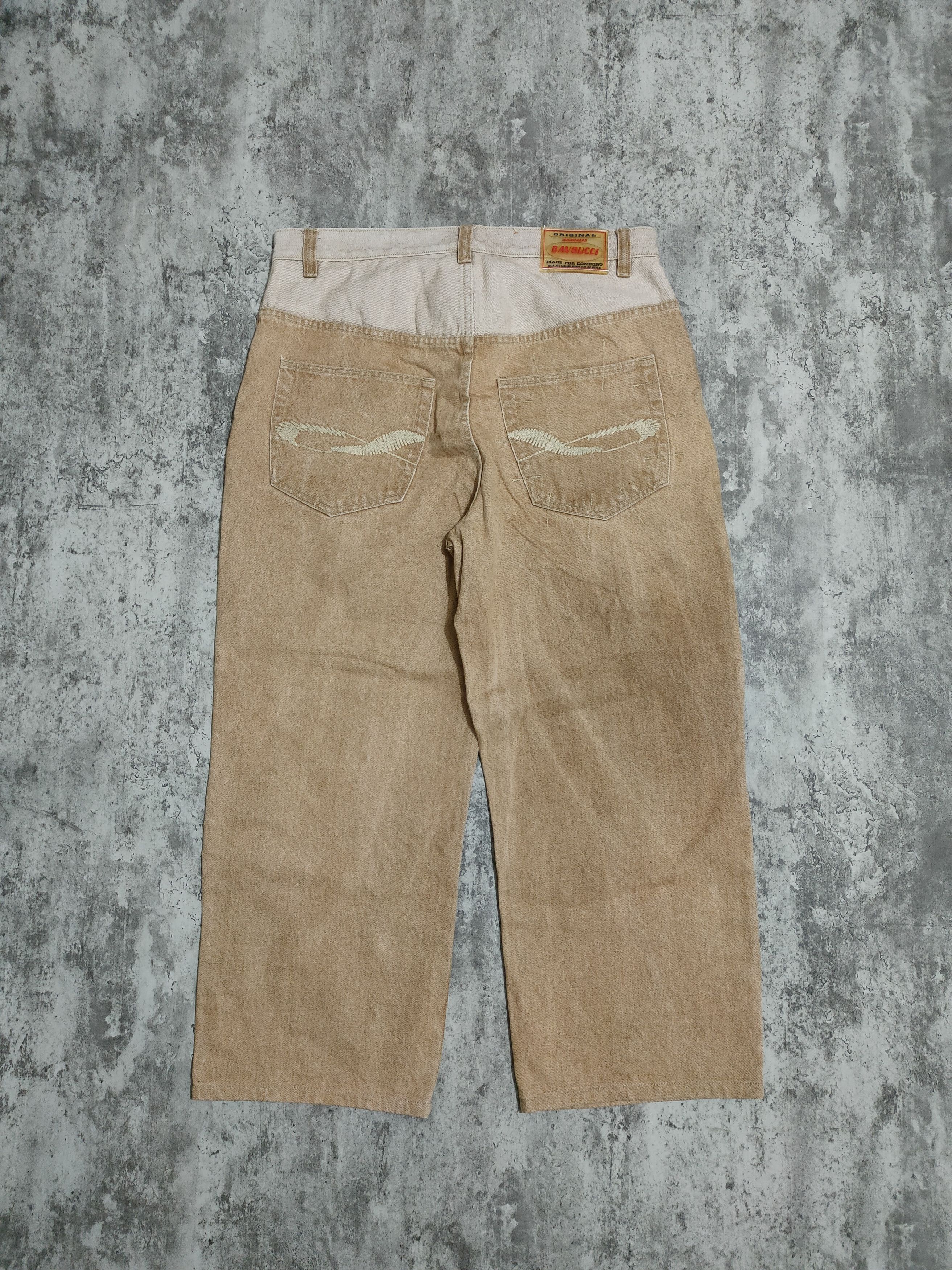 Vintage Vintage 90s Davoucci Baggy Hip hop Jeans street style Size US 36 / EU 52 - 2 Thumbnail