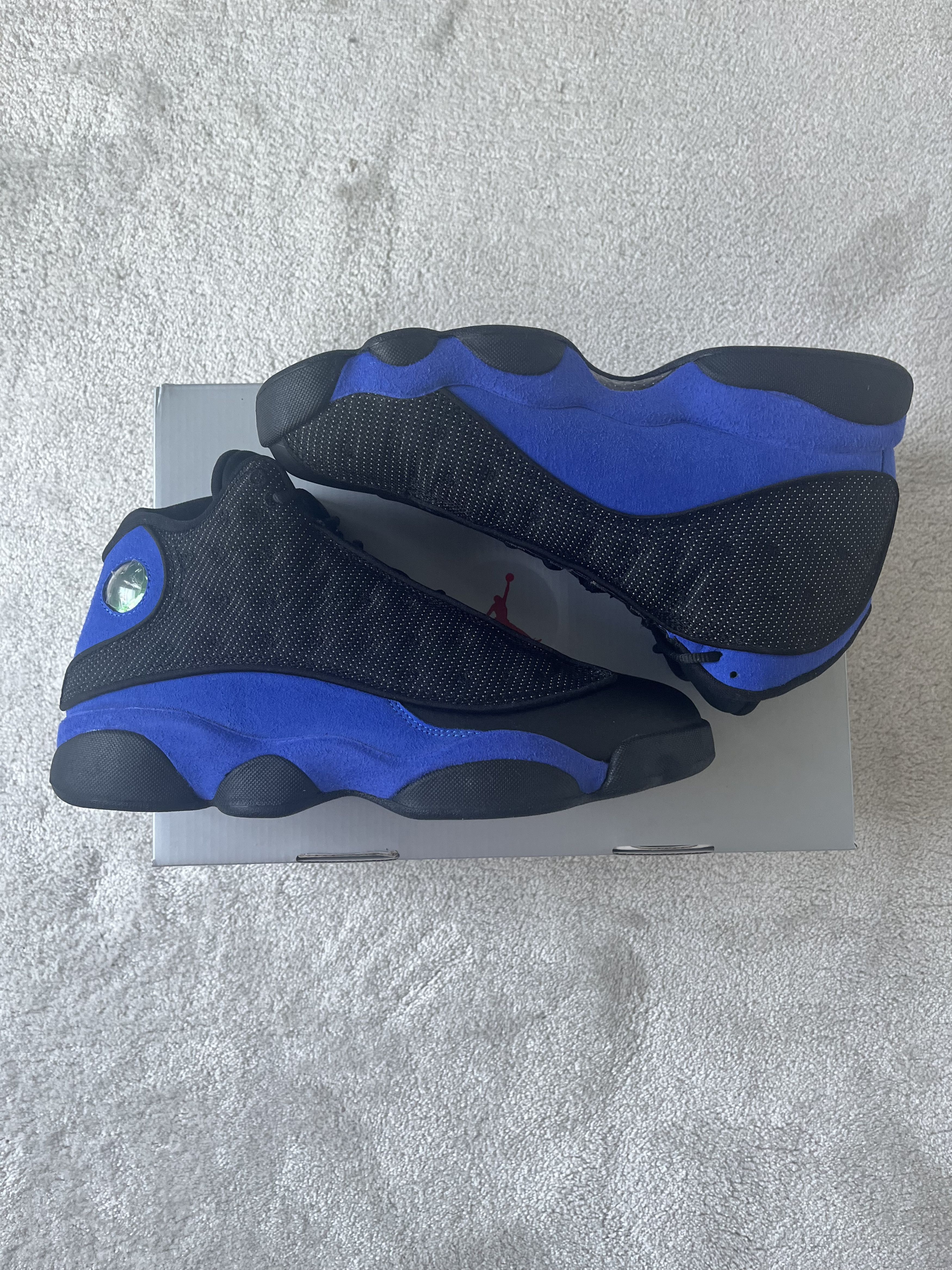 Nike Nike Air Jordan 13 Hyper Royal (Black) Size US 9 / EU 42 - 1 Thumbnail