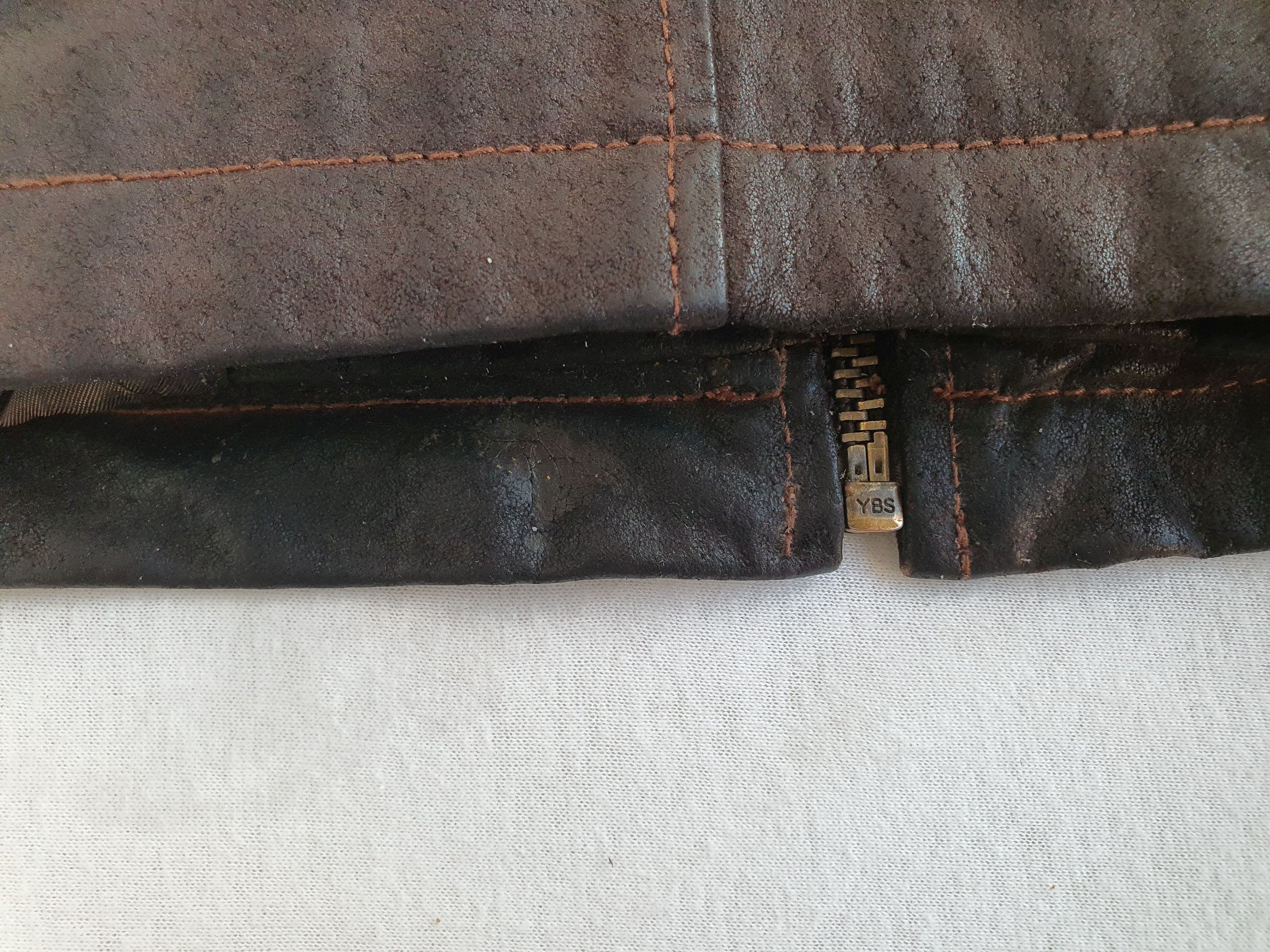 Leather SAKI (Sweden) - Leather Workwear Field Casual Jacket - EU 50 Size US M / EU 48-50 / 2 - 12 Thumbnail