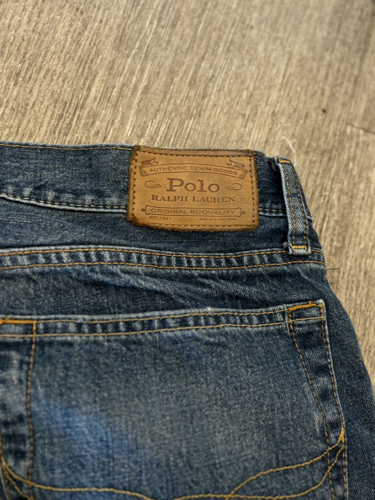 Polo Ralph Lauren × Vintage Blue Polo Ralph Lauren Denim Size US 36 / EU 52 - 7 Thumbnail