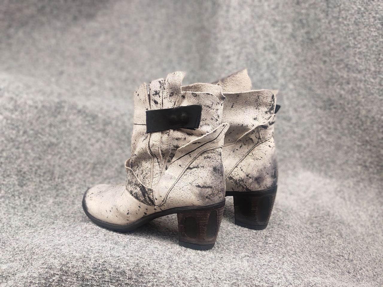 If Six Was Nine Vintage Papucei leather Ankle boots aged Ann MA+ guidi style Size US 10 / IT 40 - 7 Thumbnail