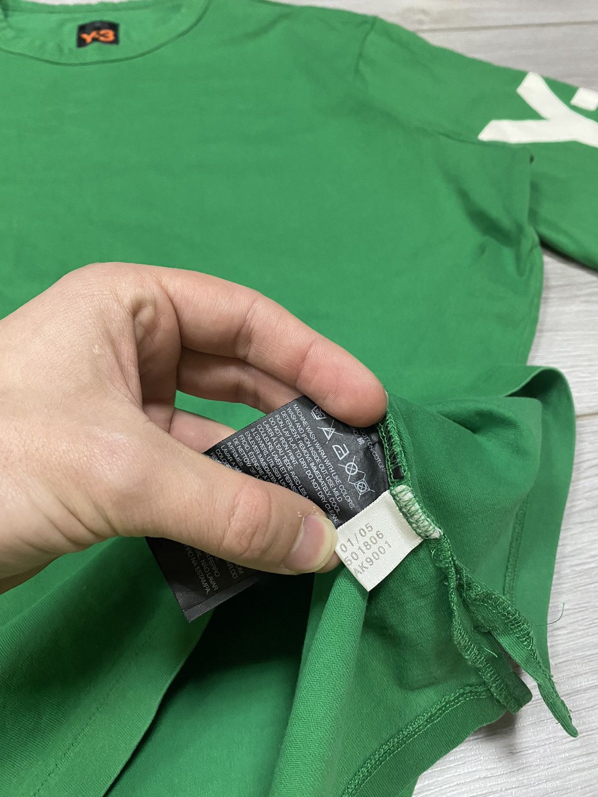 Yohji Yamamoto Y-3 Adidas big logo t-shirt Yohji Yamamoto vintage Size US XL / EU 56 / 4 - 7 Thumbnail