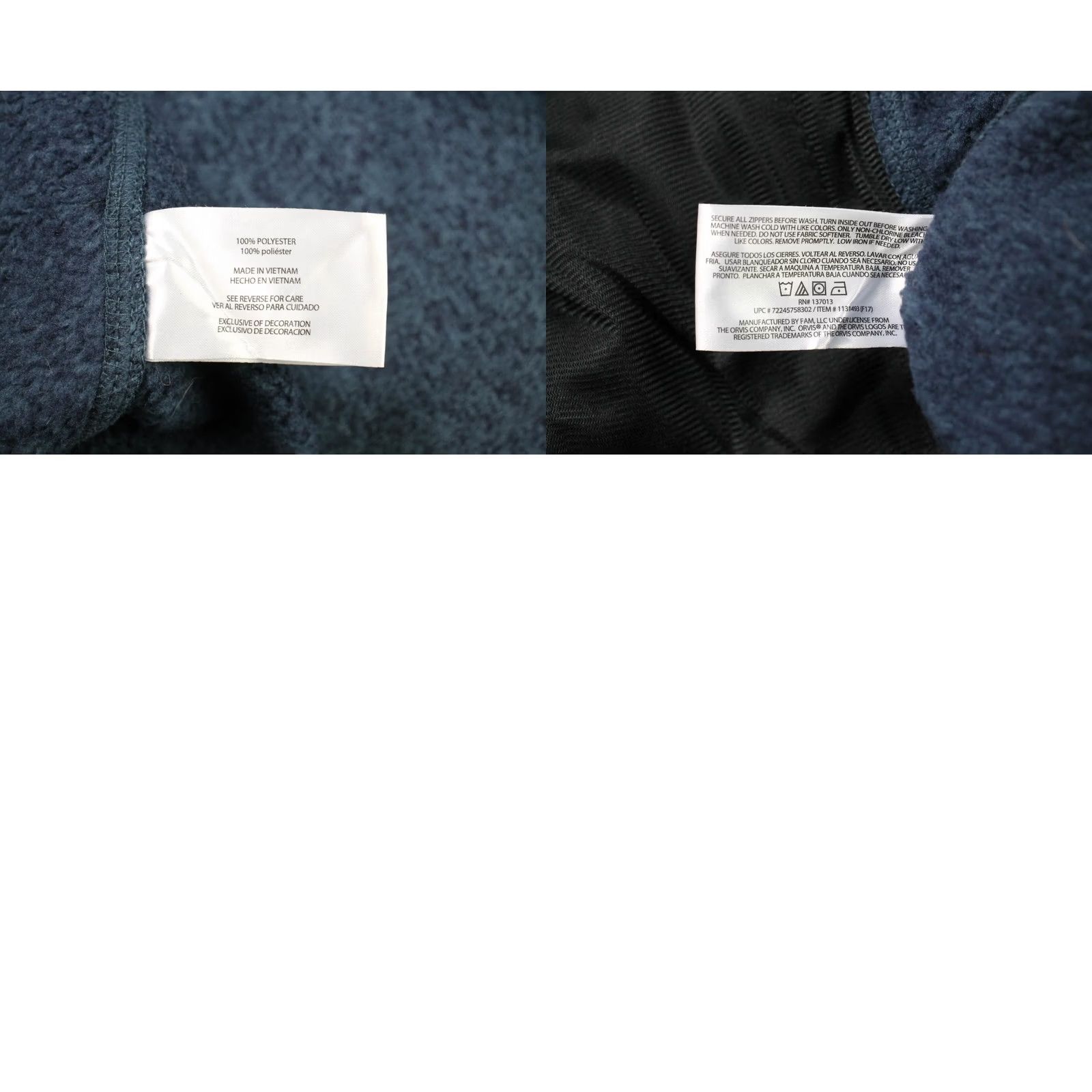 Orvis Orvis Waistcoat Men MEDIUM Full Zip High Neck Knitted Melange Blue Size US M / EU 48-50 / 2 - 8 Thumbnail