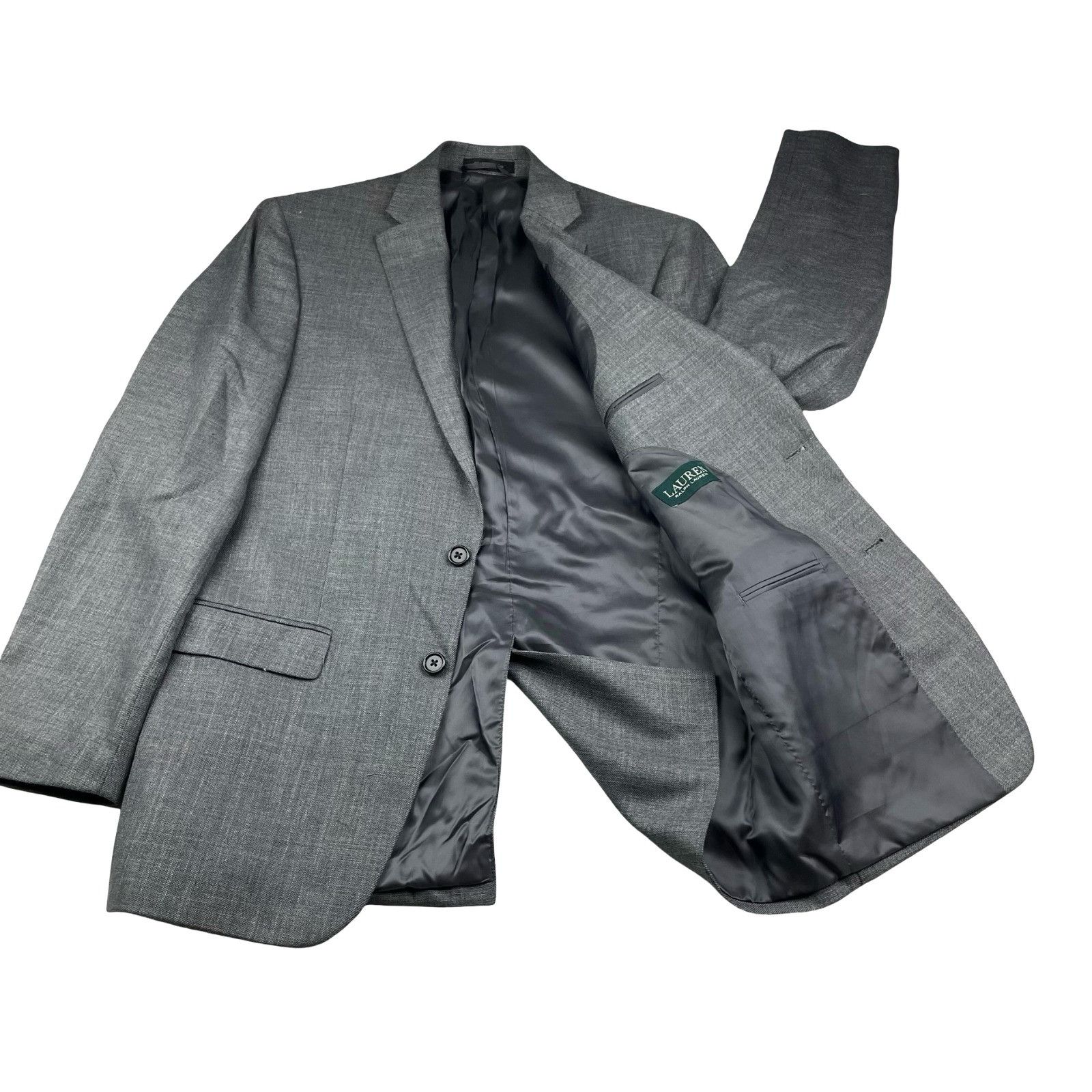 Lauren Ralph Lauren Ralph Lauren LRL Men’s Linen Blend 2-Button Blazer Jacket Gr Size 40L - 3 Thumbnail