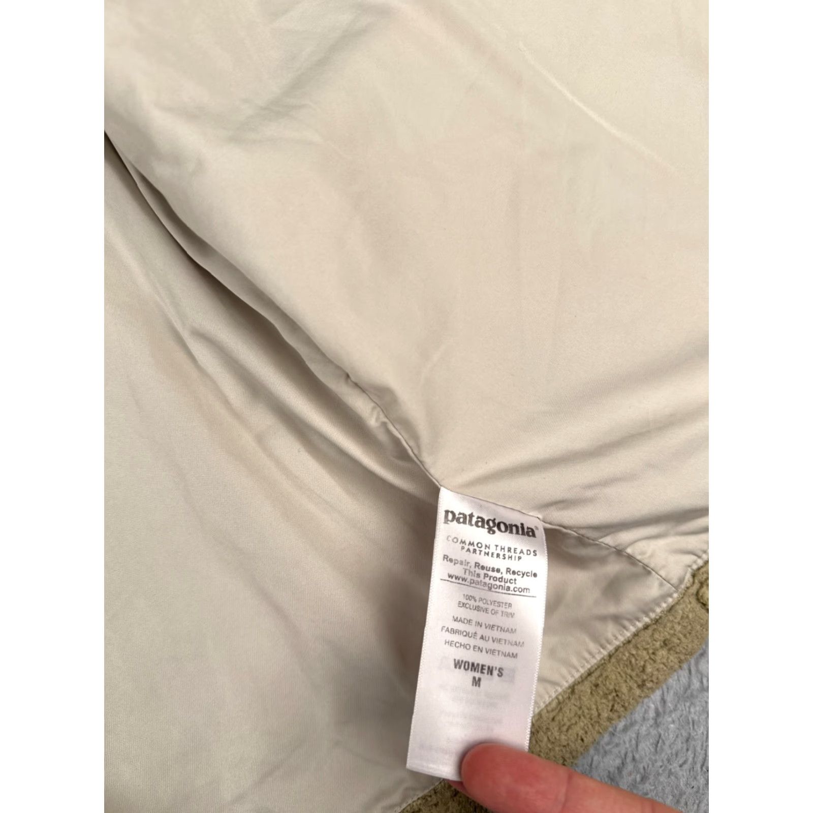 Patagonia Patagonia Vest Womens M Beige Los Gatos Fleece Lined Full Zip Casual Travel Workwear Size M / US 6-8 / IT 42-44 - 4 Thumbnail