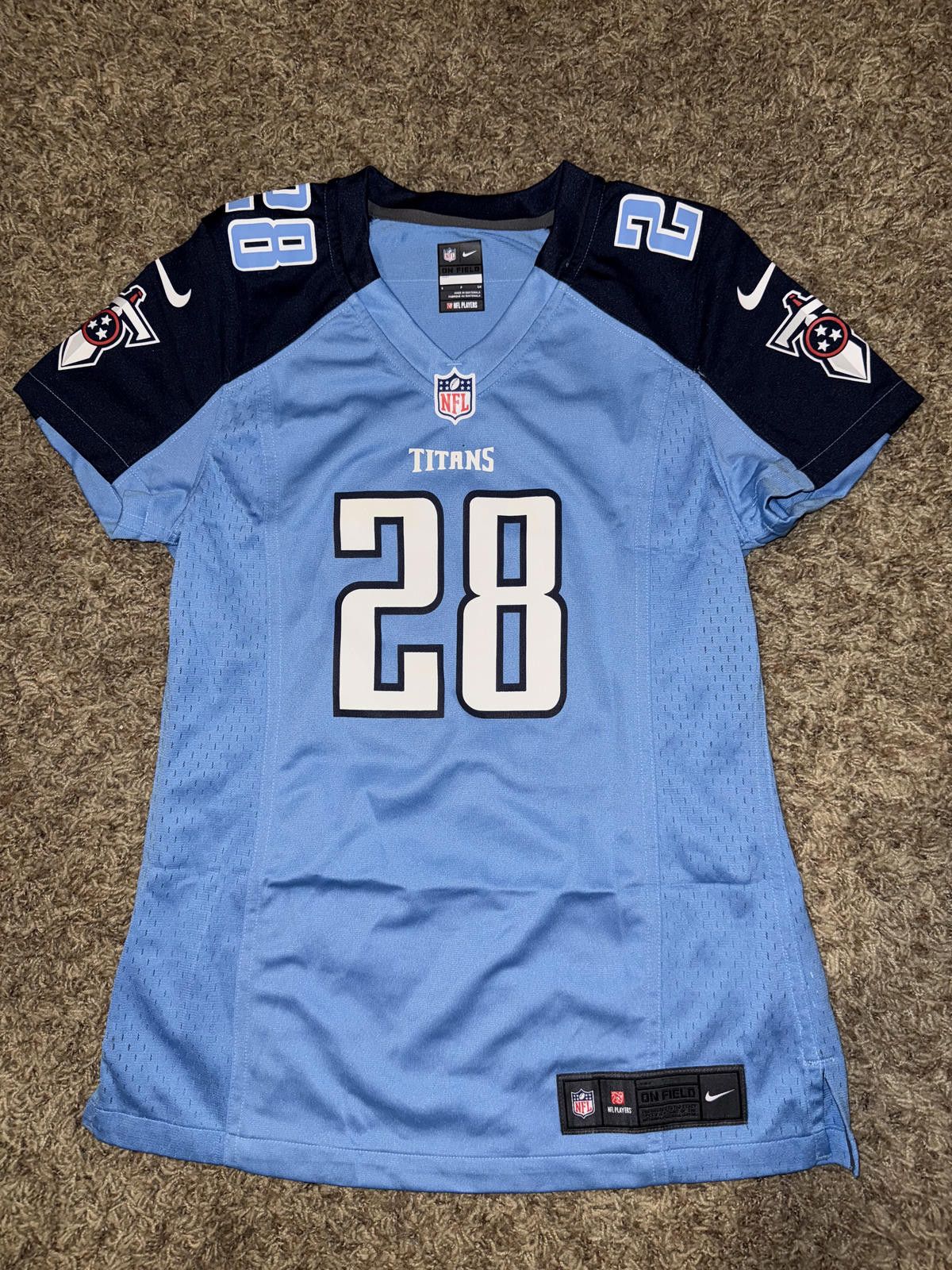 Nike Nike Women's Tennessee Titans Chris Johnson #28 Jersey Size S / US 4 / IT 40 - 1 Thumbnail
