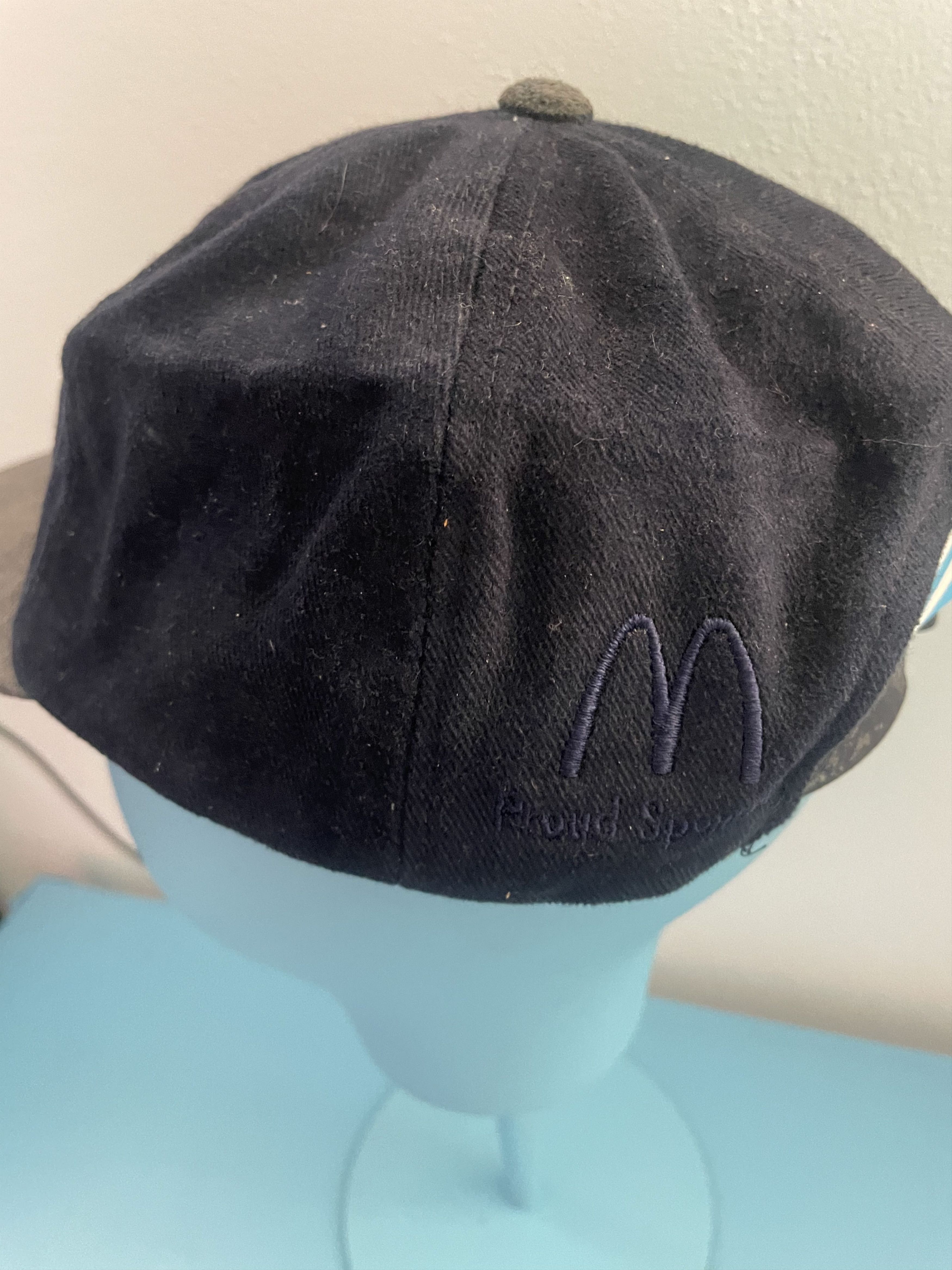 Vintage Atlanta 1996 Olympics Suede Brim Cap Navy Black Size ONE SIZE - 2 Thumbnail