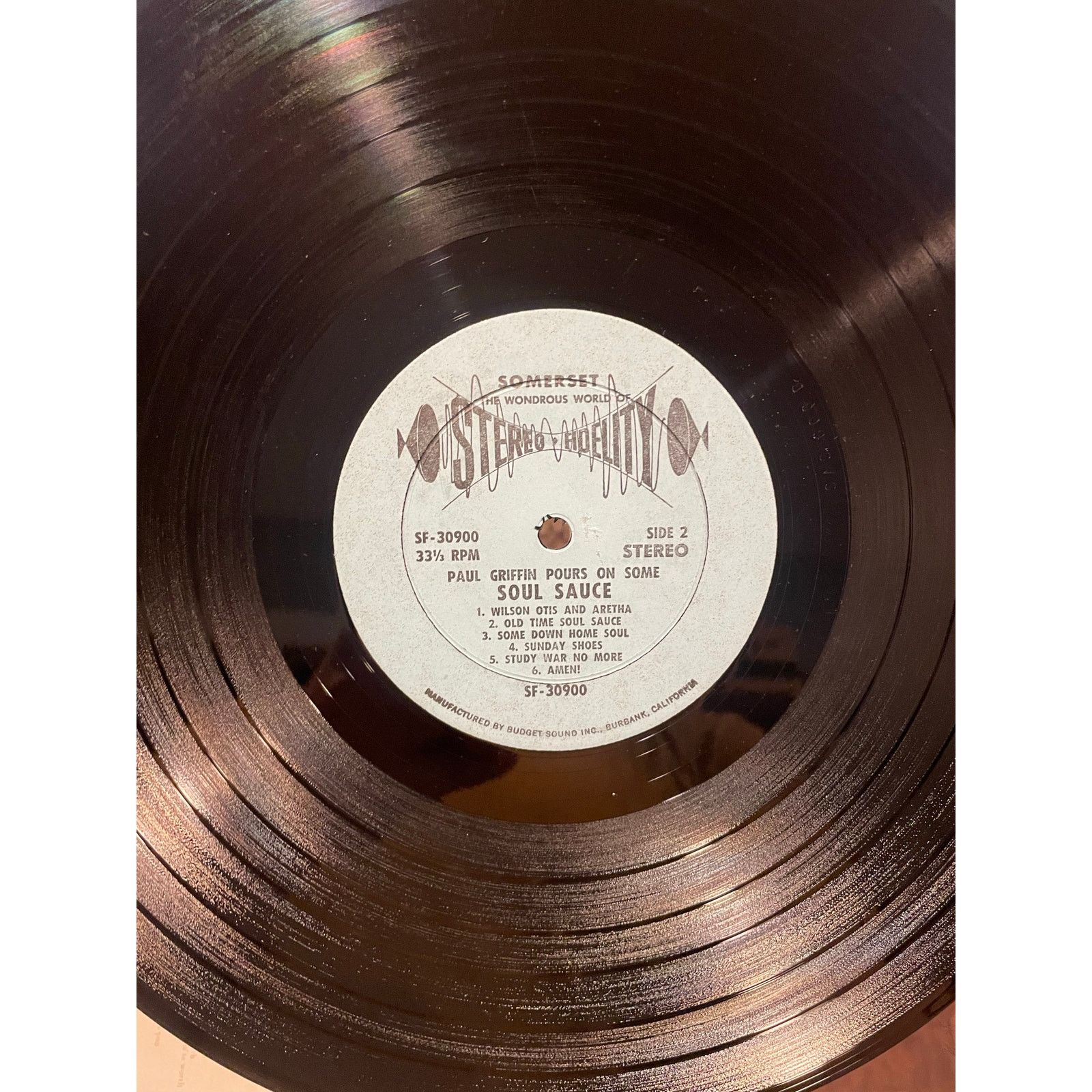 INTENTIONALLY BLANK Paul Griffin - Soul Sauce LP soul funk rnb vintage vinyl 60s Size ONE SIZE - 4 Thumbnail