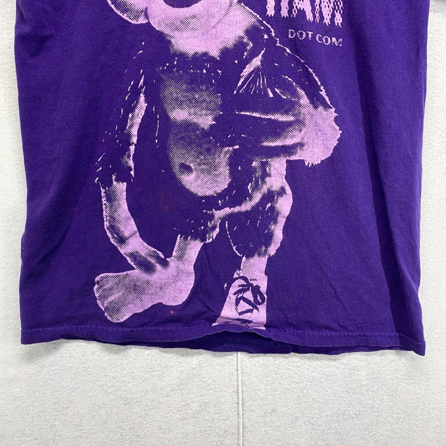 Anvil Jeff Dunham Unisex Adults T-Shirt XS Purple Peanut Graphic Print Crew Neck Humor Size US XS / EU 42 / 0 - 5 Thumbnail