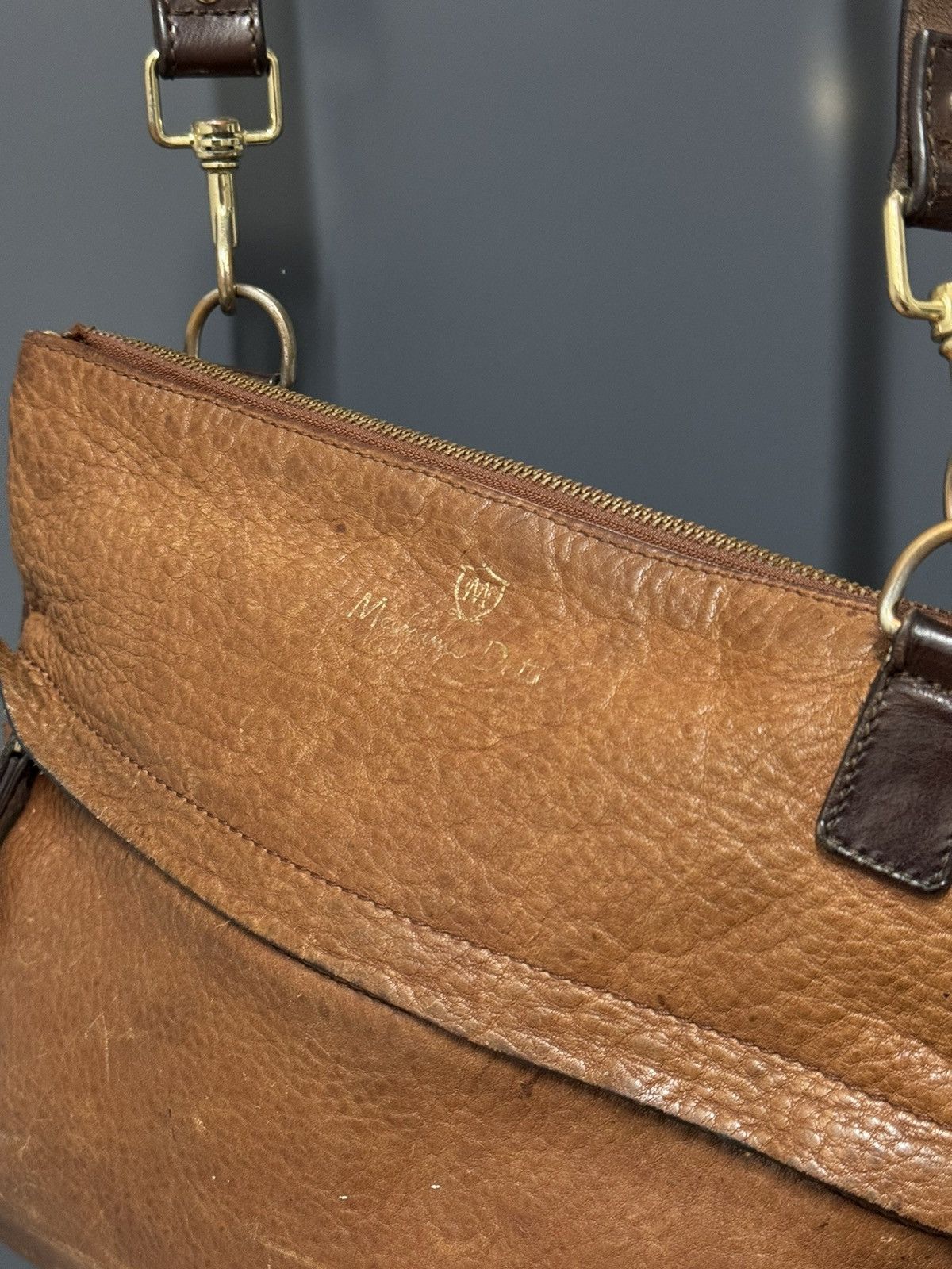 Massimo Dutti Massimo Dutti vintage leather bag real leather rare 90s 00s Size ONE SIZE - 5 Thumbnail