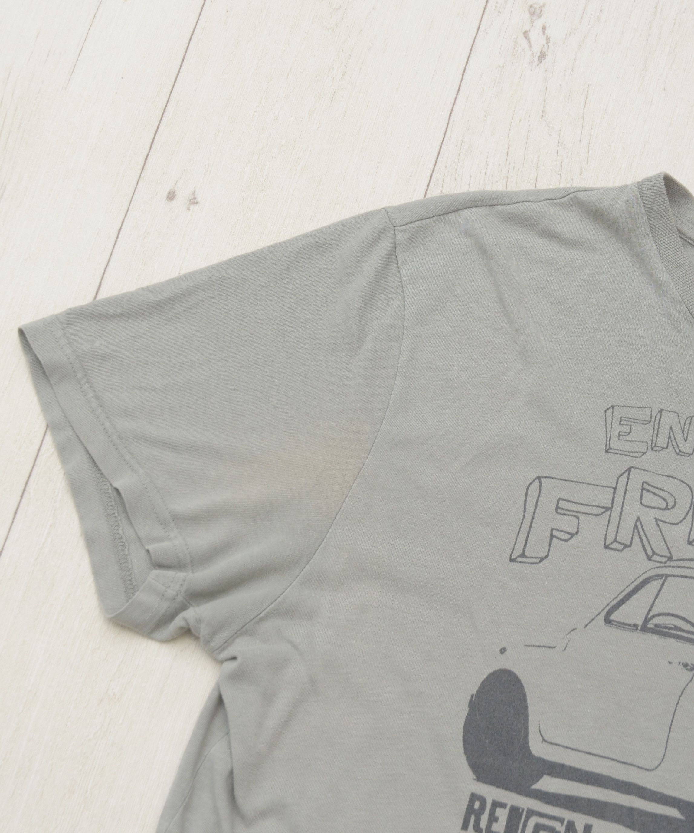 Designer Reign Italia ENJOY YOUR FREEDOM Fiat 500 print t-shirt tee Size US L / EU 52-54 / 3 - 3 Thumbnail