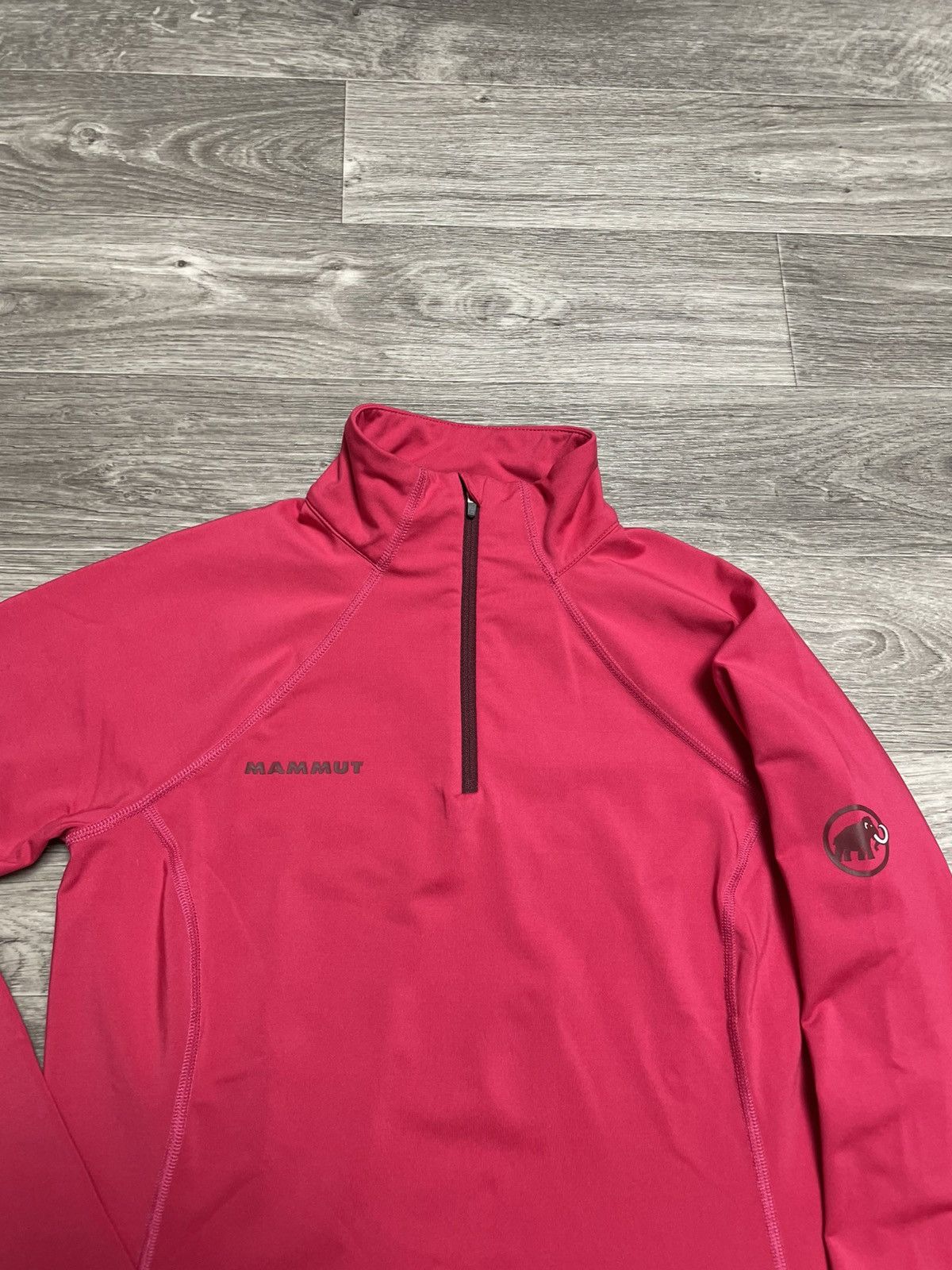 Mammut Vintage Mammut Pink Half Zip Pullover Size M / US 6-8 / IT 42-44 - 2 Thumbnail