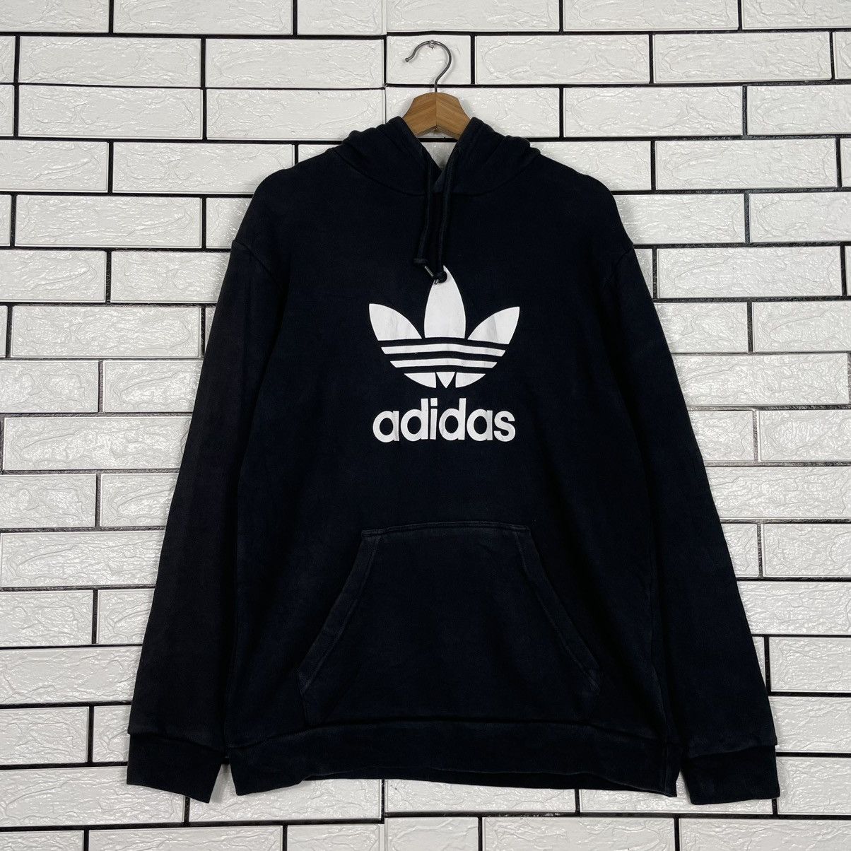 Adidas Adidas Big Logo Pullover Hoodie Size US M / EU 48-50 / 2 - 10 Thumbnail