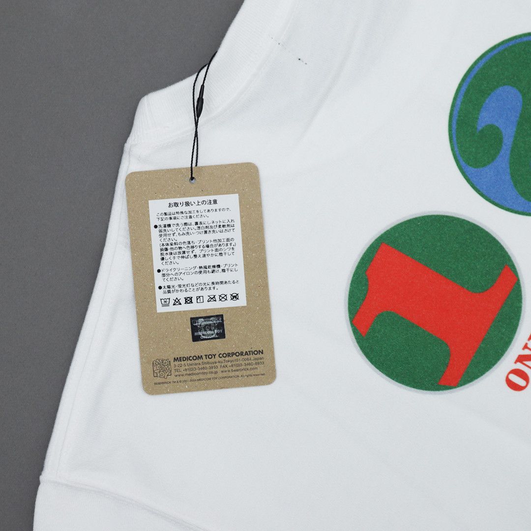 Medicom Toy White "Zero" Bearbrick Beartee T-Shirt Size US XL / EU 56 / 4 - 4 Thumbnail