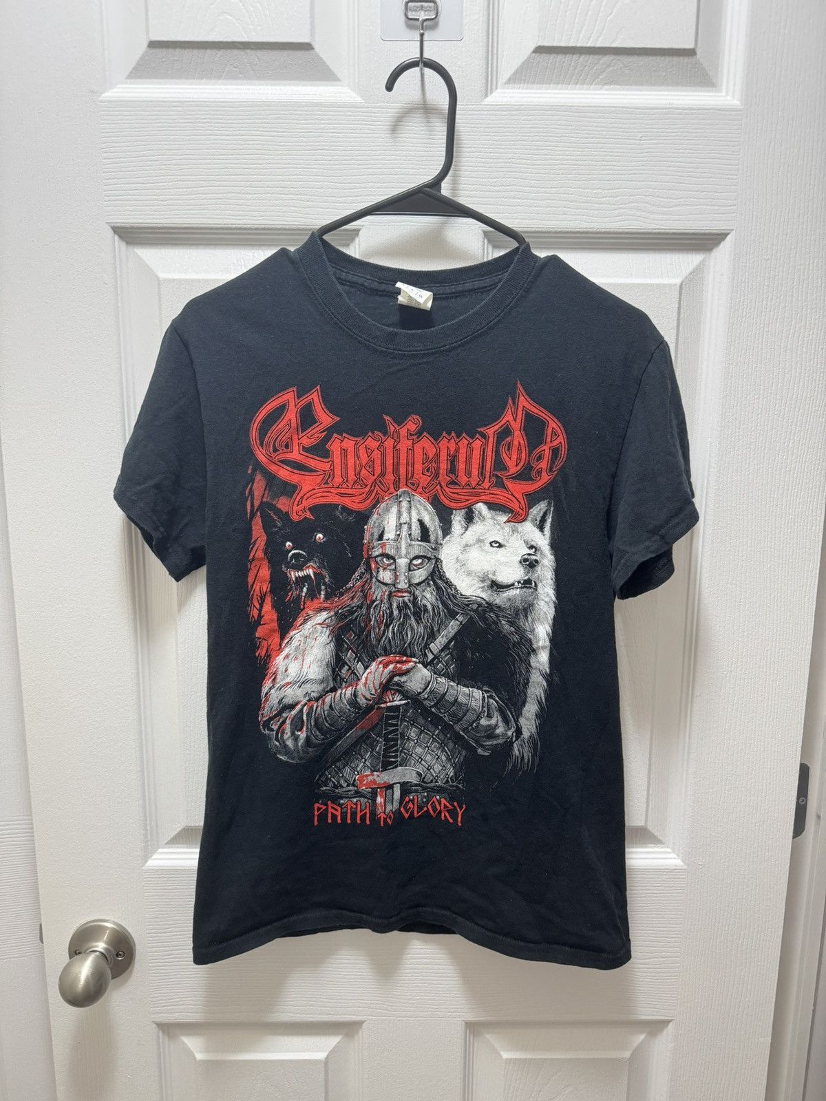 Band Tees × Gildan Ensiferum Path of Glory 2019 NA Tour Viking Metal Band Size US S / EU 44-46 / 1 - 1 Thumbnail