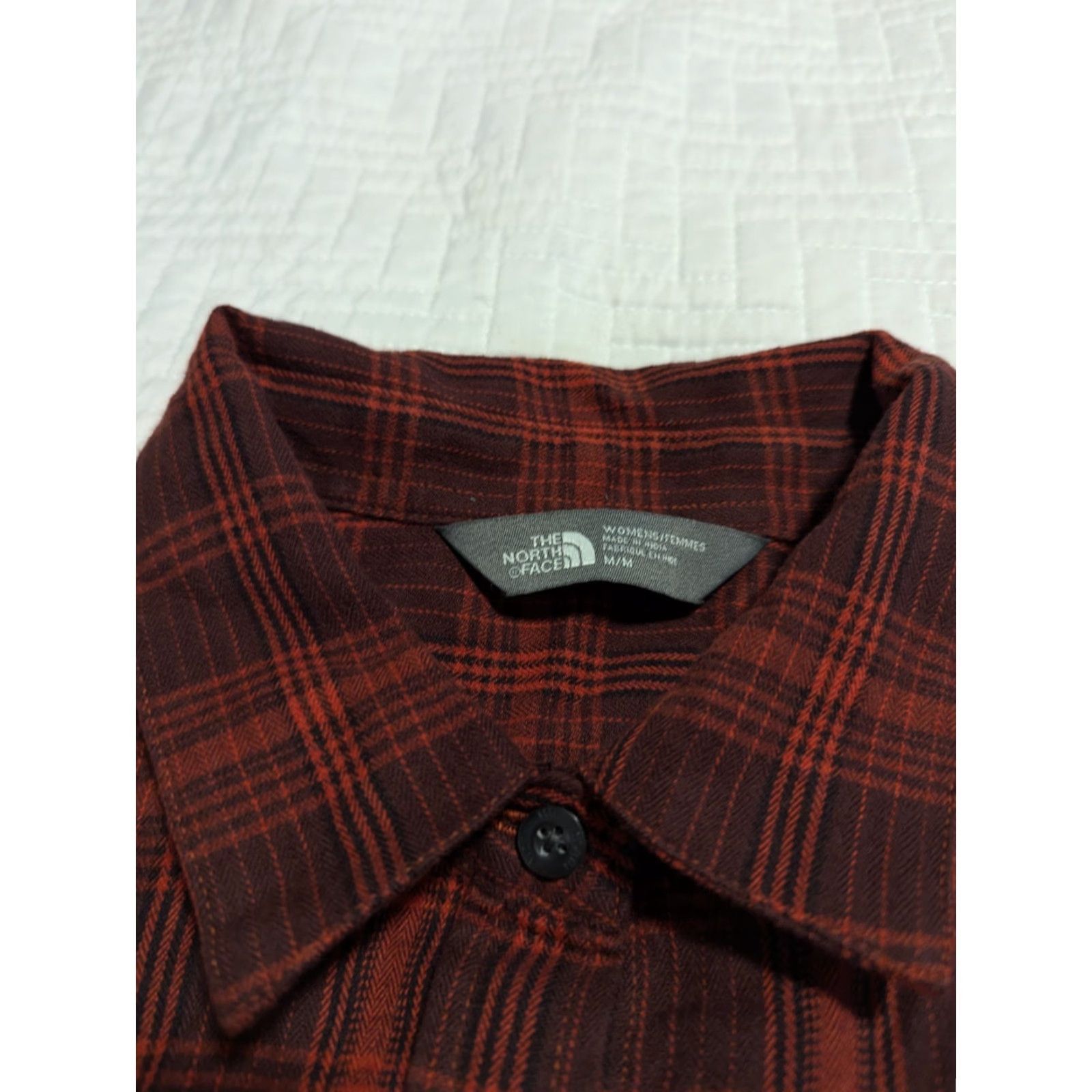 The North Face NWT The North Face The North Shirt Womens M Red Plaid Flannel Long Sleeve Button Up Boyfriend Shirt Mens Womens Size M / US 6-8 / IT 42-44 - 5 Thumbnail