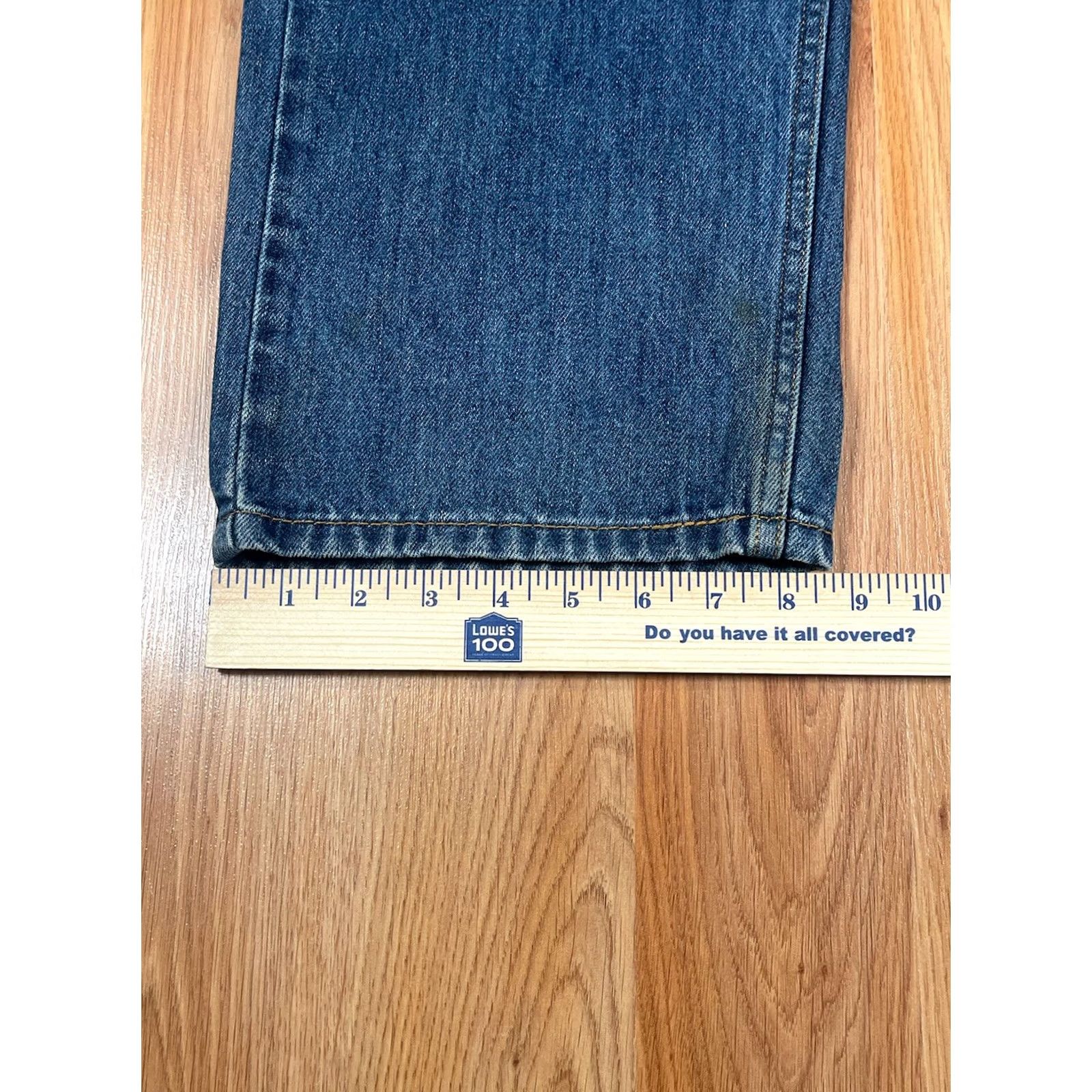Levi's LEVI'S 505 Straight Leg Fit Jeans Men’s 38Wx30L Blue Denim 100% Cotton Strauss Size US 38 / EU 54 - 7 Thumbnail