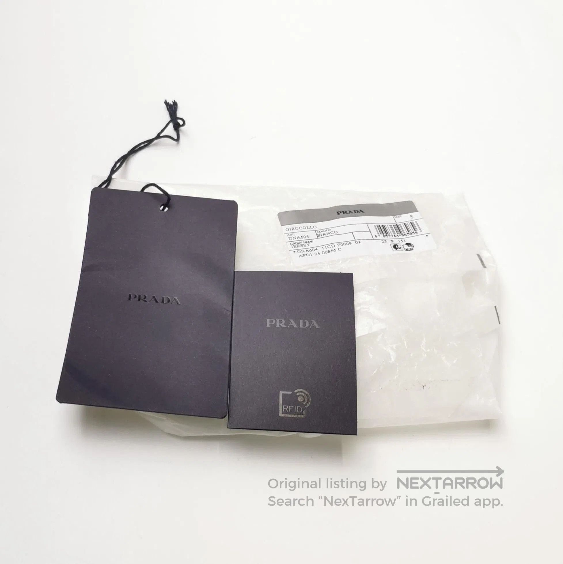Prada Prada Cotton Crew Neck T. Size S / US 4 / IT 40 - 3 Thumbnail