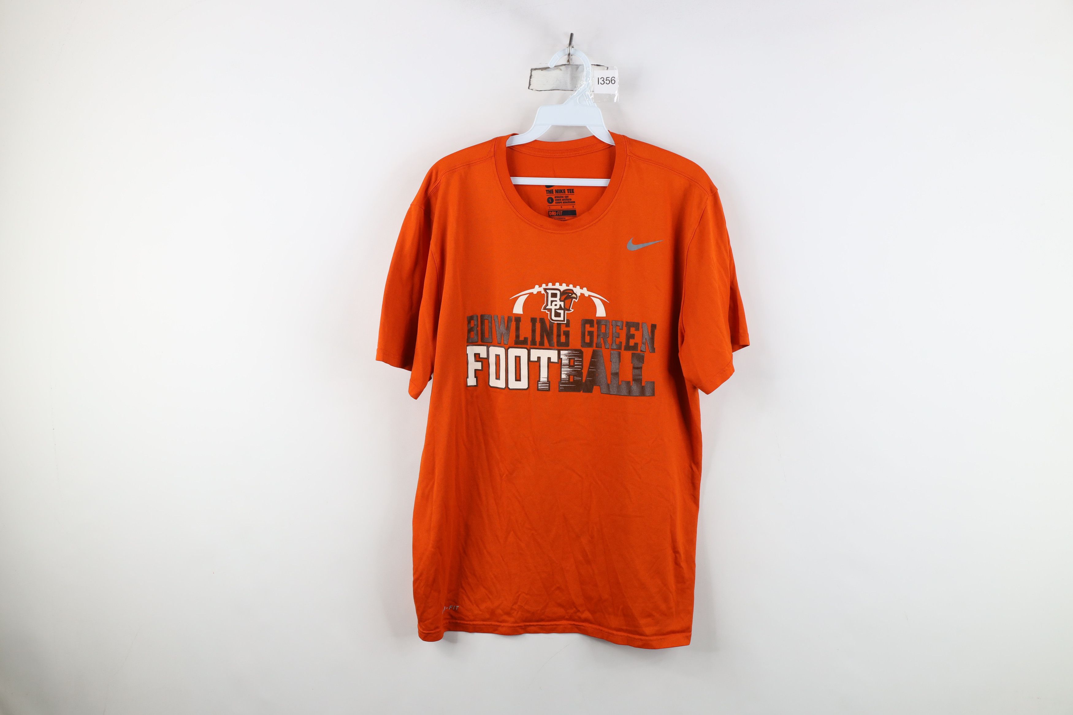 Nike Nike Issued Bowling Green State University Football T-Shirt Size US L / EU 52-54 / 3 - 1 Thumbnail