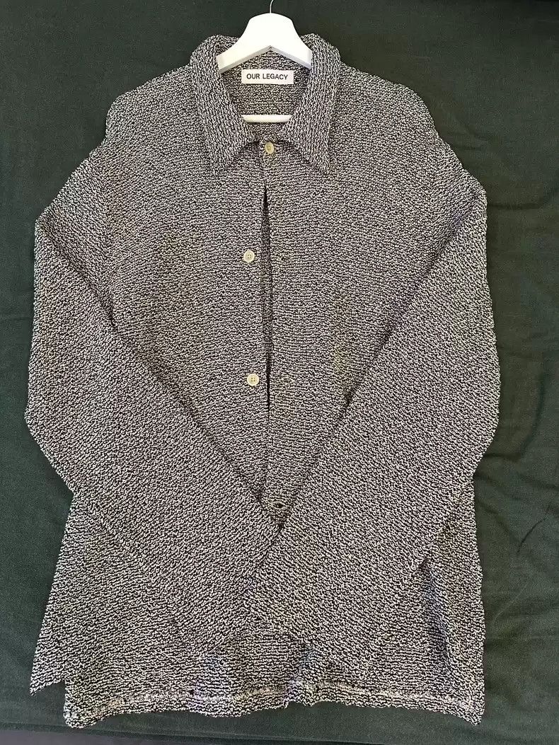 image of Our Legacy Cardigan in Grey, Men's (Size 2XL)