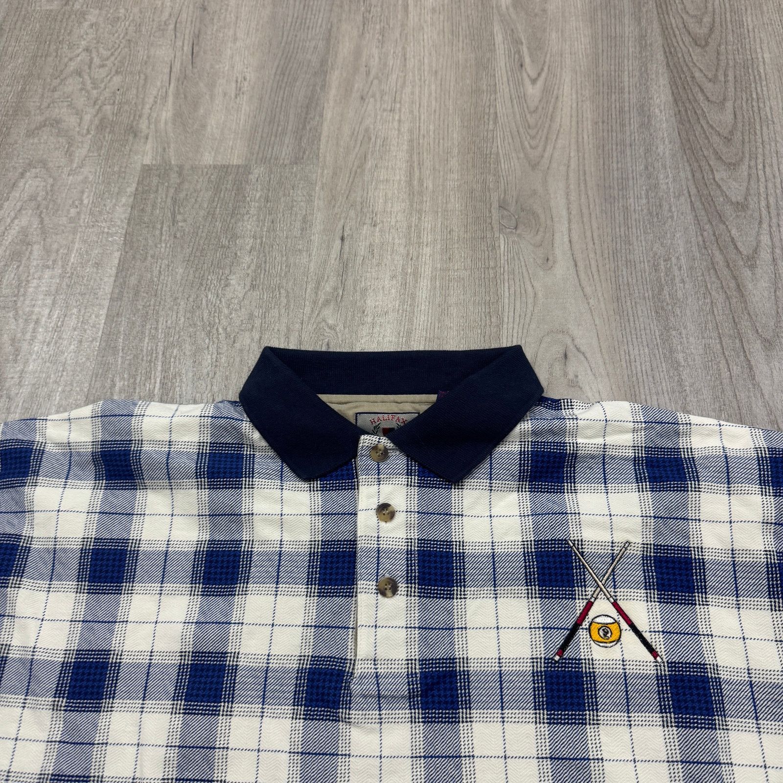 Vintage Vintage Halifax Outfitters Pool Billiards Polo Shirt Large Size US L / EU 52-54 / 3 - 1 Thumbnail