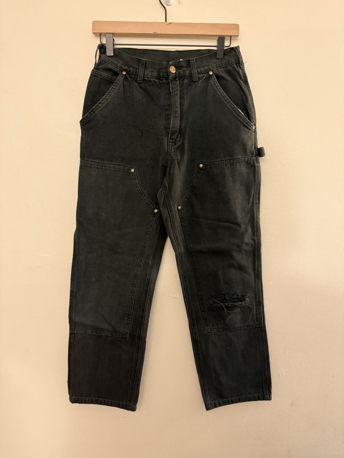 Vintage Thrashed Faded Carhartt Double Knee Denim 4gseller