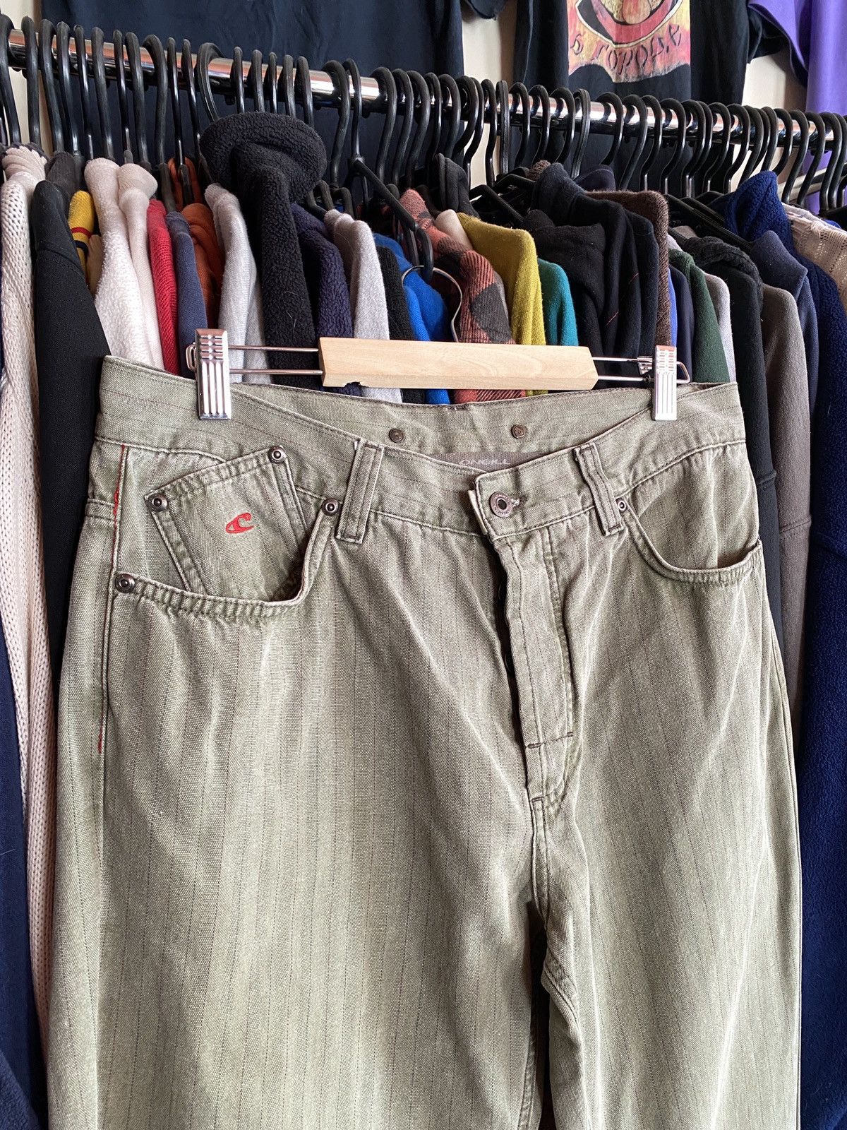 O'Neill VINTAGE ONEILL FLARED DENIM JEANS SURF Y2k Size US 32 / EU 48 - 2 Thumbnail