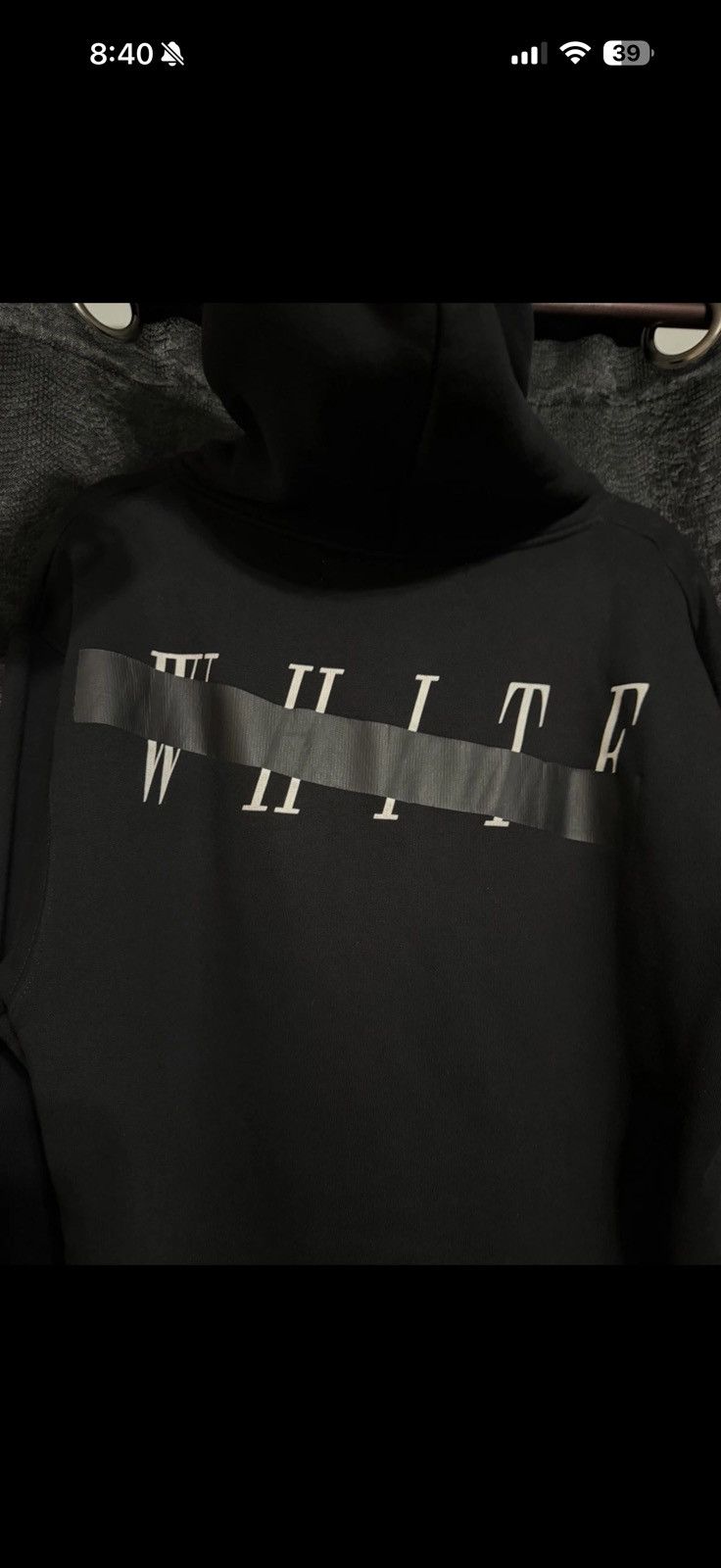 Off-White Mirror Skeleton Hoodie Black Size US M / EU 48-50 / 2 - 11 Thumbnail