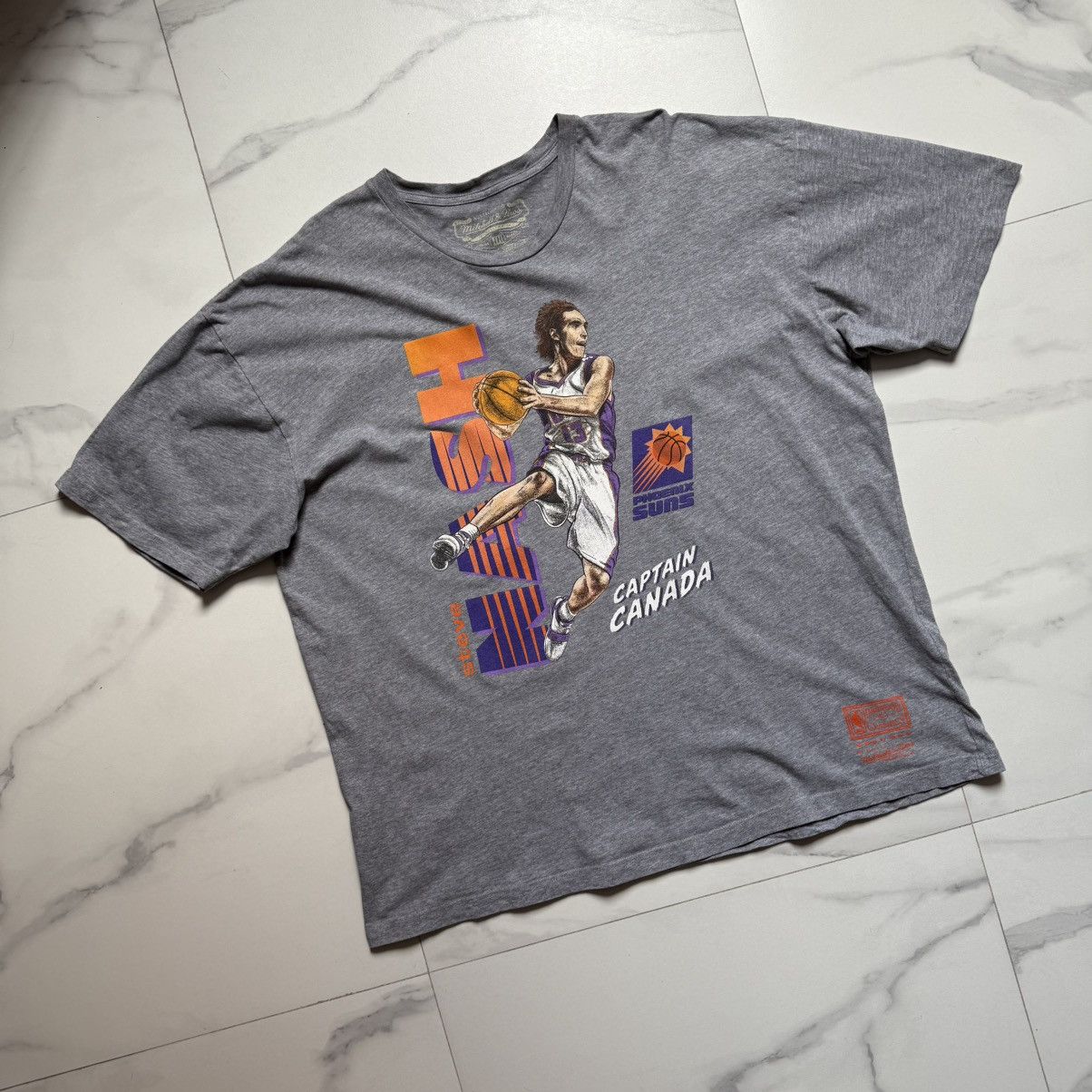 Mitchell & Ness × NBA Steve Nash Captain Canada T-Shirt Size 3XL Size US XXL / EU 58 / 5 - 3 Thumbnail