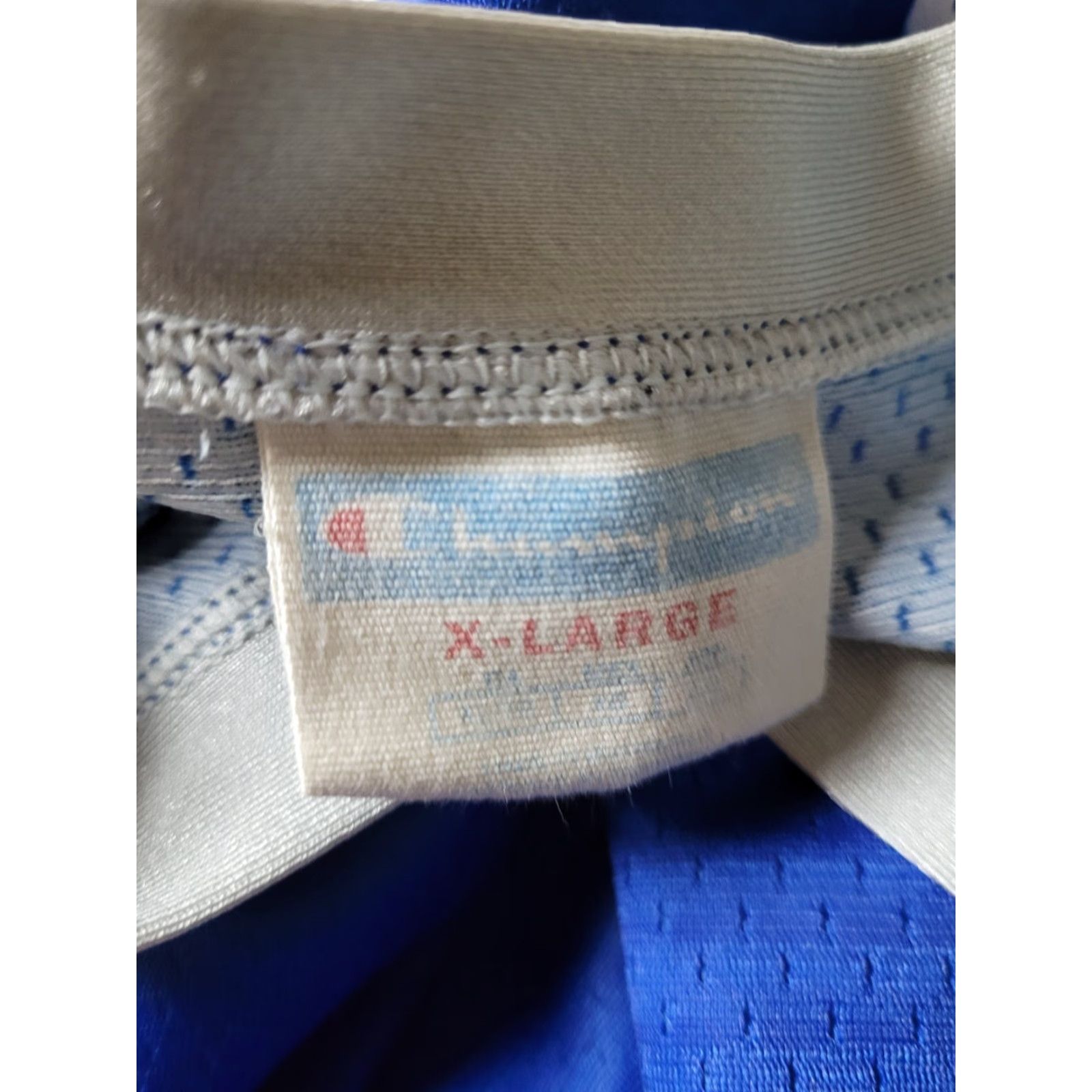 Champion VINTAGE Champion Athletic Pullover Long Sleeve Jersey Shirt XL Blue Sports Sweatshirt Mens Size US XL / EU 56 / 4 - 6 Thumbnail