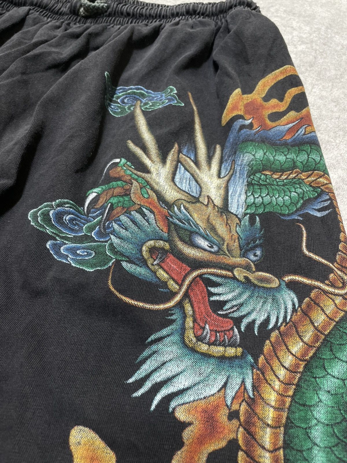 If Six Was Nine × Japanese Brand × Le Grande Bleu (L.G.B.) Y2K Darkwear With Eastern Dragon Motif - Feels Size US 30 / EU 46 - 11 Thumbnail