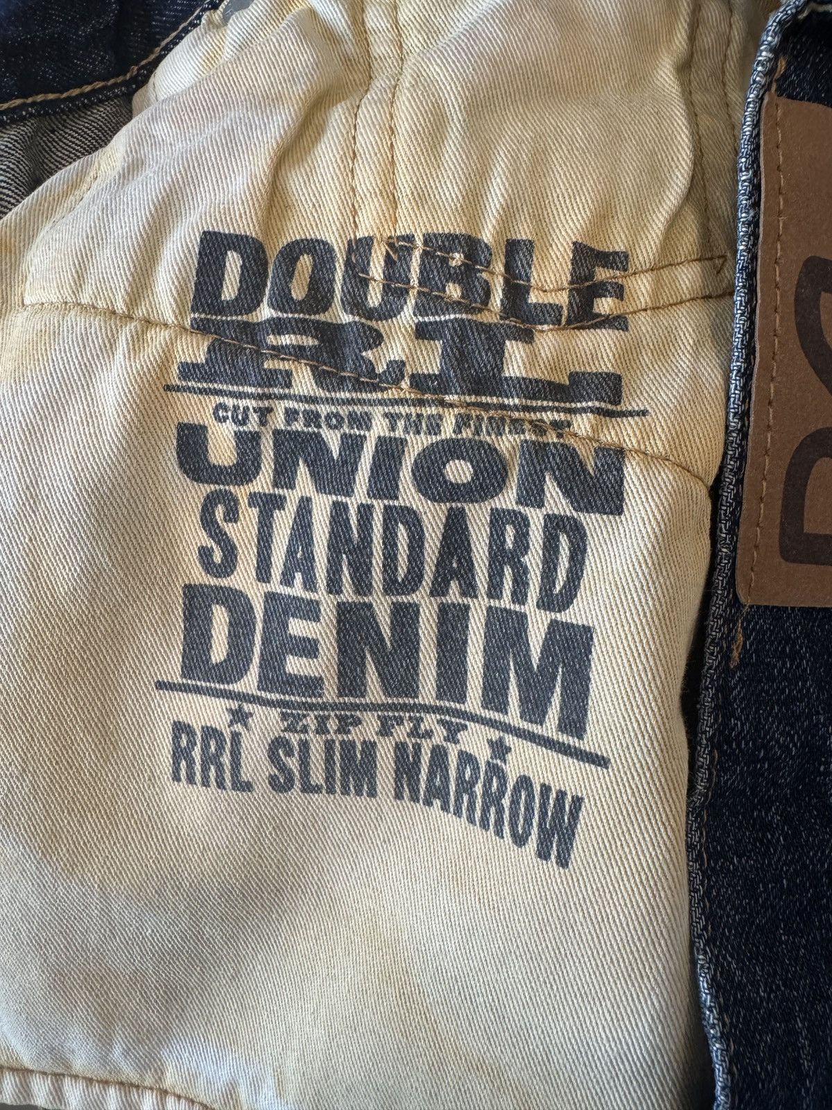 RRL Ralph Lauren Double Rl RRL slim narrow zip fly mud wash jeans Size US 30 / EU 46 - 7 Thumbnail