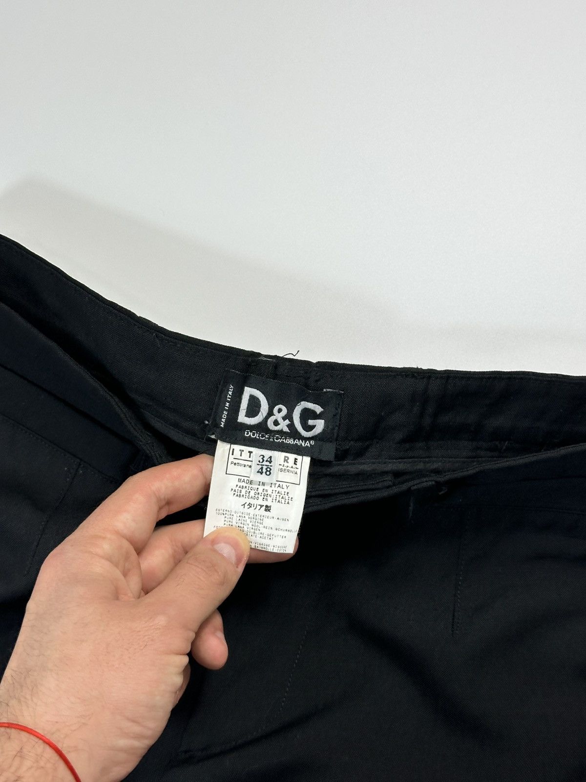 Dolce & Gabbana Dolce Gababana Classic Pants 34/48 Size IT Black Size US 34 / EU 50 - 7 Thumbnail