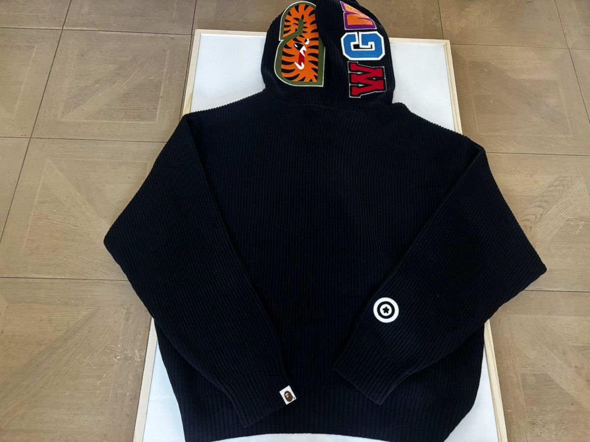 Bape Authentic ape bape shark full zip knit hoodie L new Size US L / EU 52-54 / 3 - 13 Thumbnail