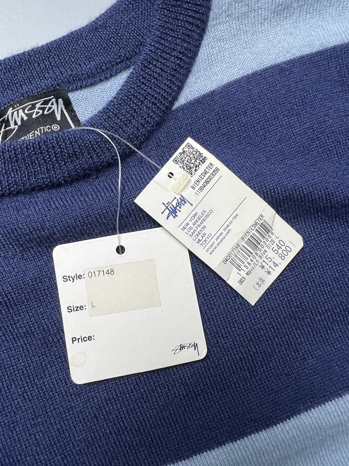 Stussy × Vintage 2000s NewOldStock Stussy Bieniesweter Knit Size US L / EU 52-54 / 3 - 3 Thumbnail
