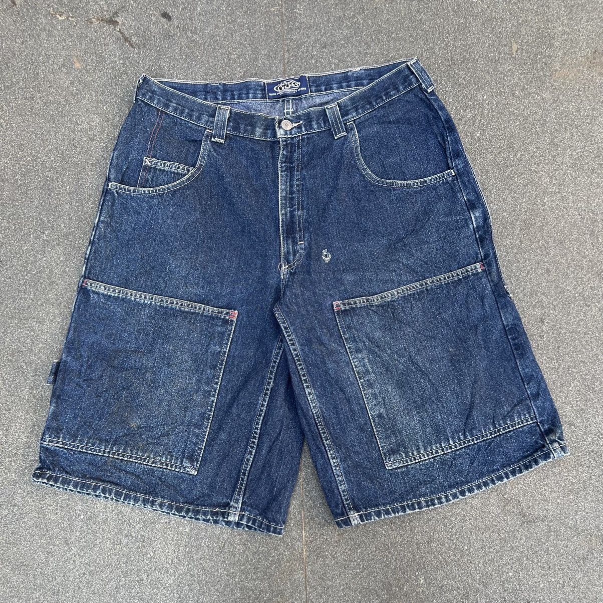 JNCO × Southpole × Vintage 💥Rare💥 Vintage Lee Pipes BMX Shorts Size US 36 / EU 52 - 4 Thumbnail