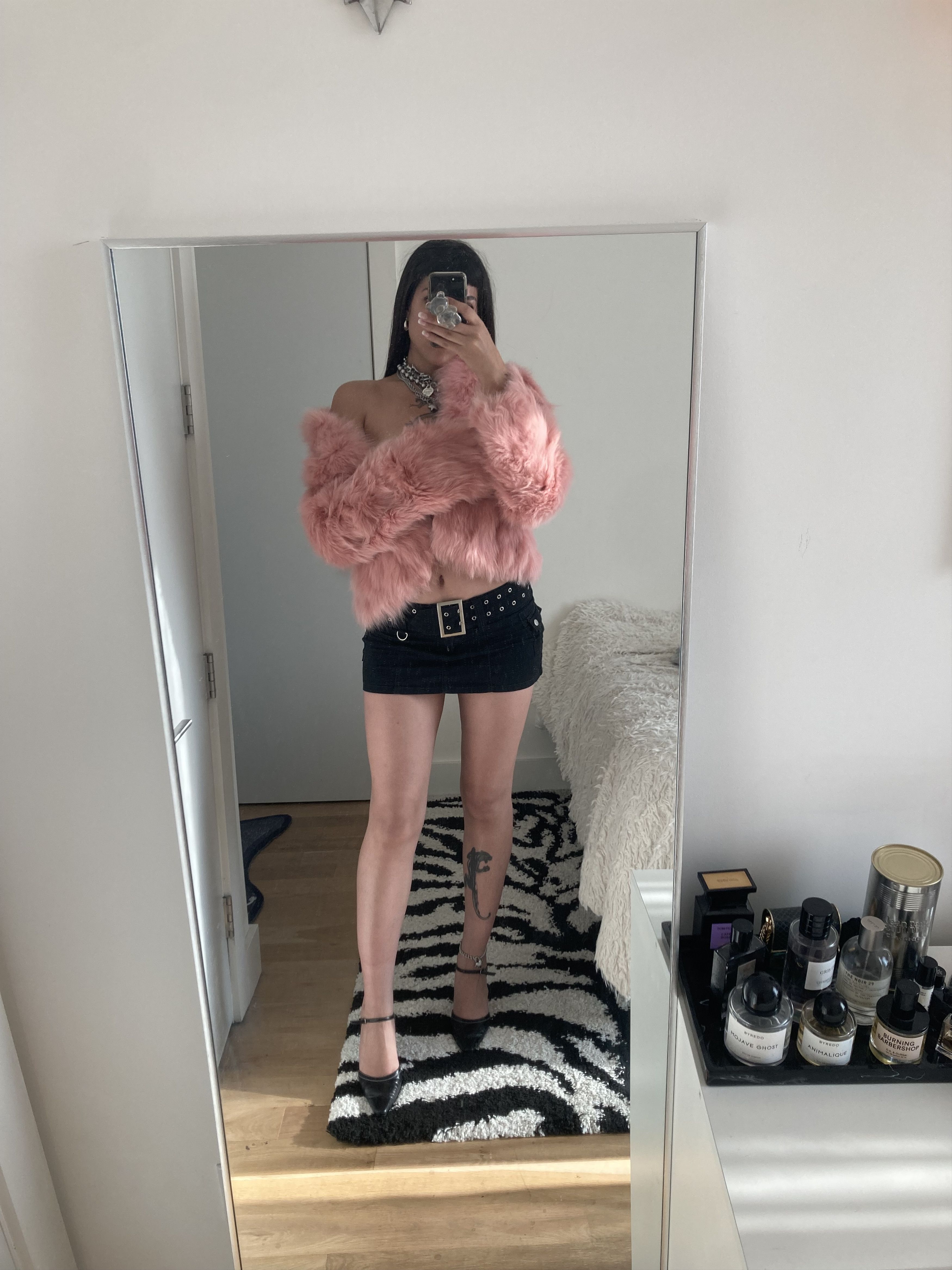 Vintage pink fur coat (fox) Size M / US 6-8 / IT 42-44 - 1 Thumbnail