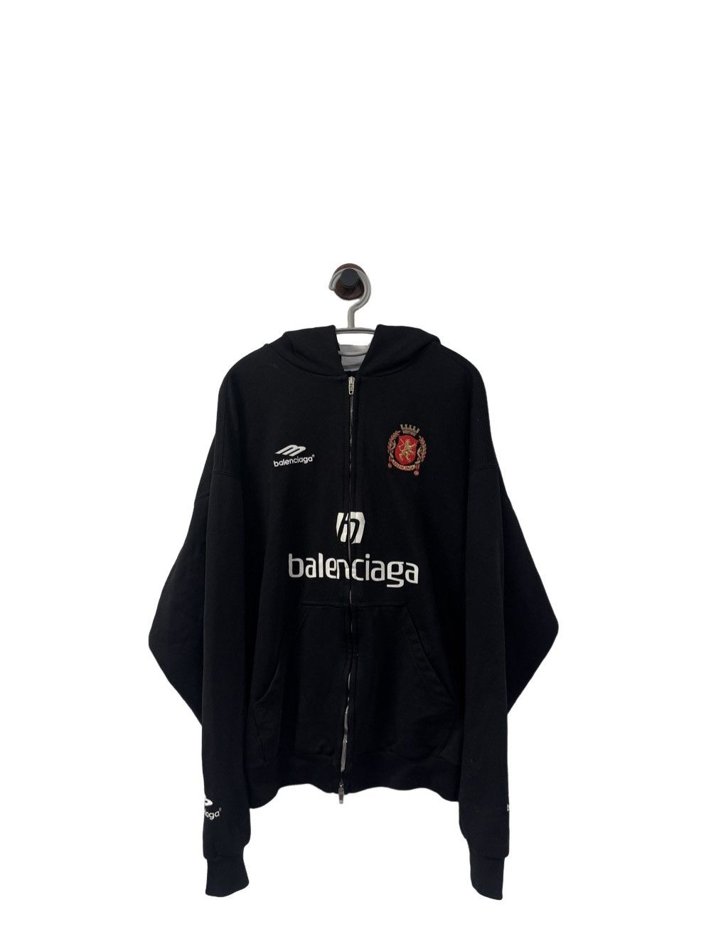 Balenciaga Balenciaga Paris 10 Zip-Up Hoodie Size XS | Grailed