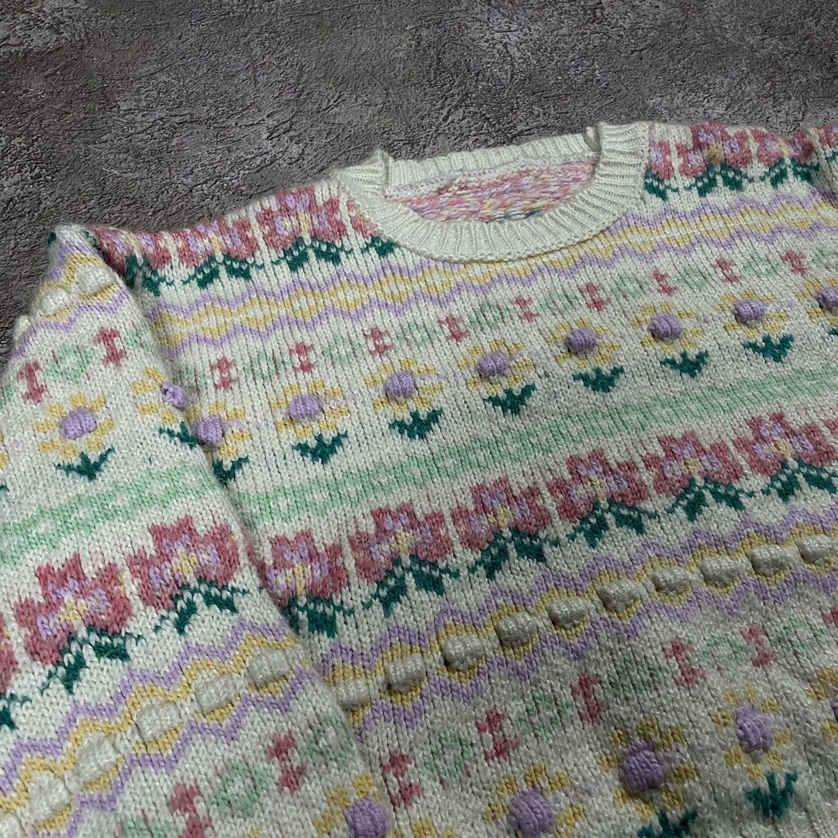 Vintage Vintage 90s Sweater Fuzzy Mohair Knitted Furry S Size US S / EU 44-46 / 1 - 4 Thumbnail