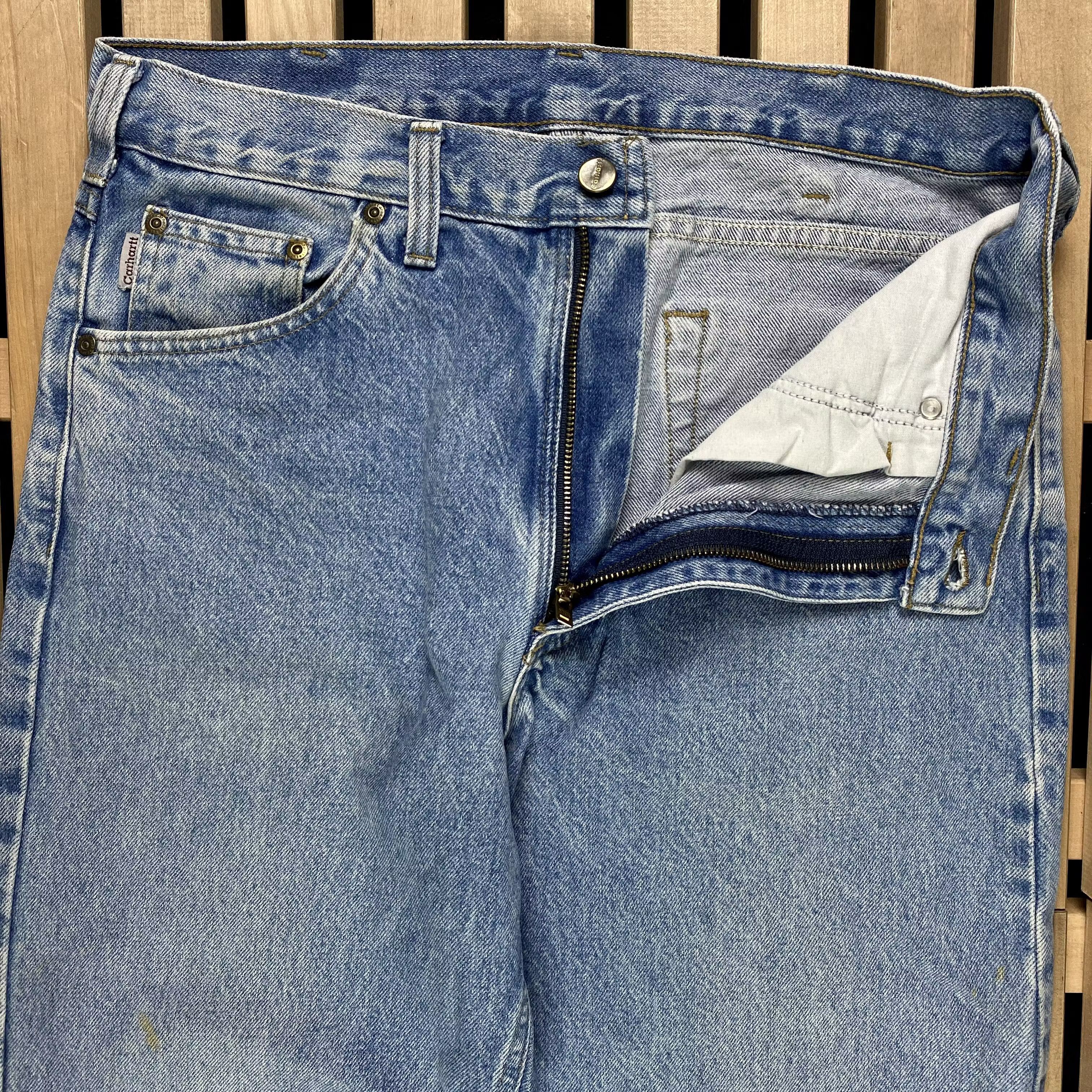 Carhartt × Carhartt Wip × Vintage Mens Jeans Denim Carhartt Vintage Size 34 Size US 34 / EU 50 - 4 Thumbnail