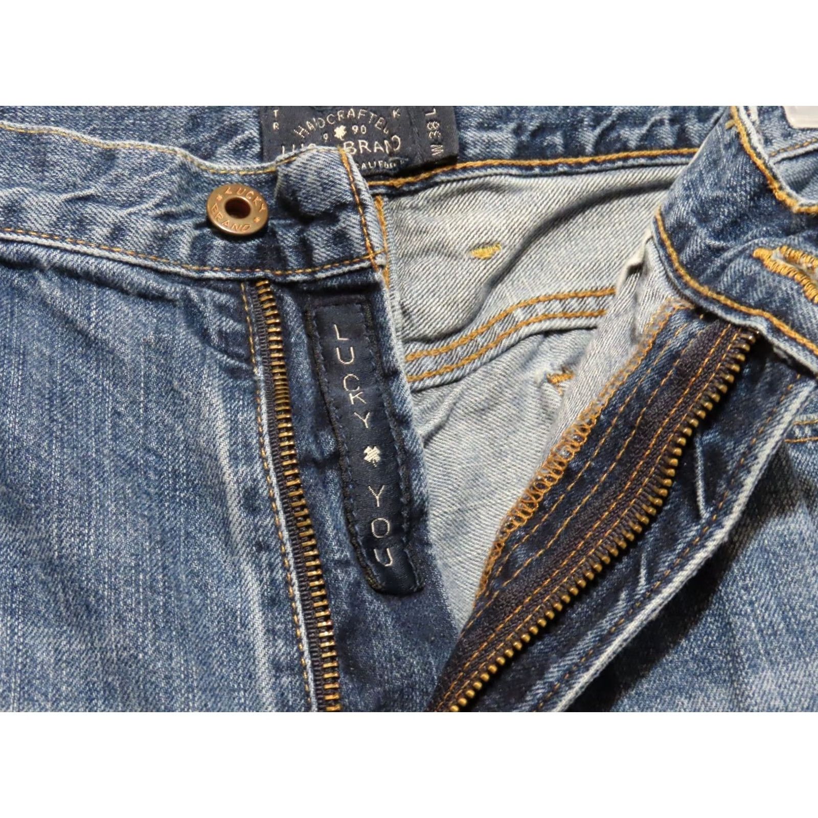 Lucky Brand Lucky Brand Jeans Men's 329 Classic Straight Medium Wash 38x30 Jeans Regular Blue 38x30 Mens Straight Denim Denim Blue 329 руб Size US 38 / EU 54 - 6 Thumbnail