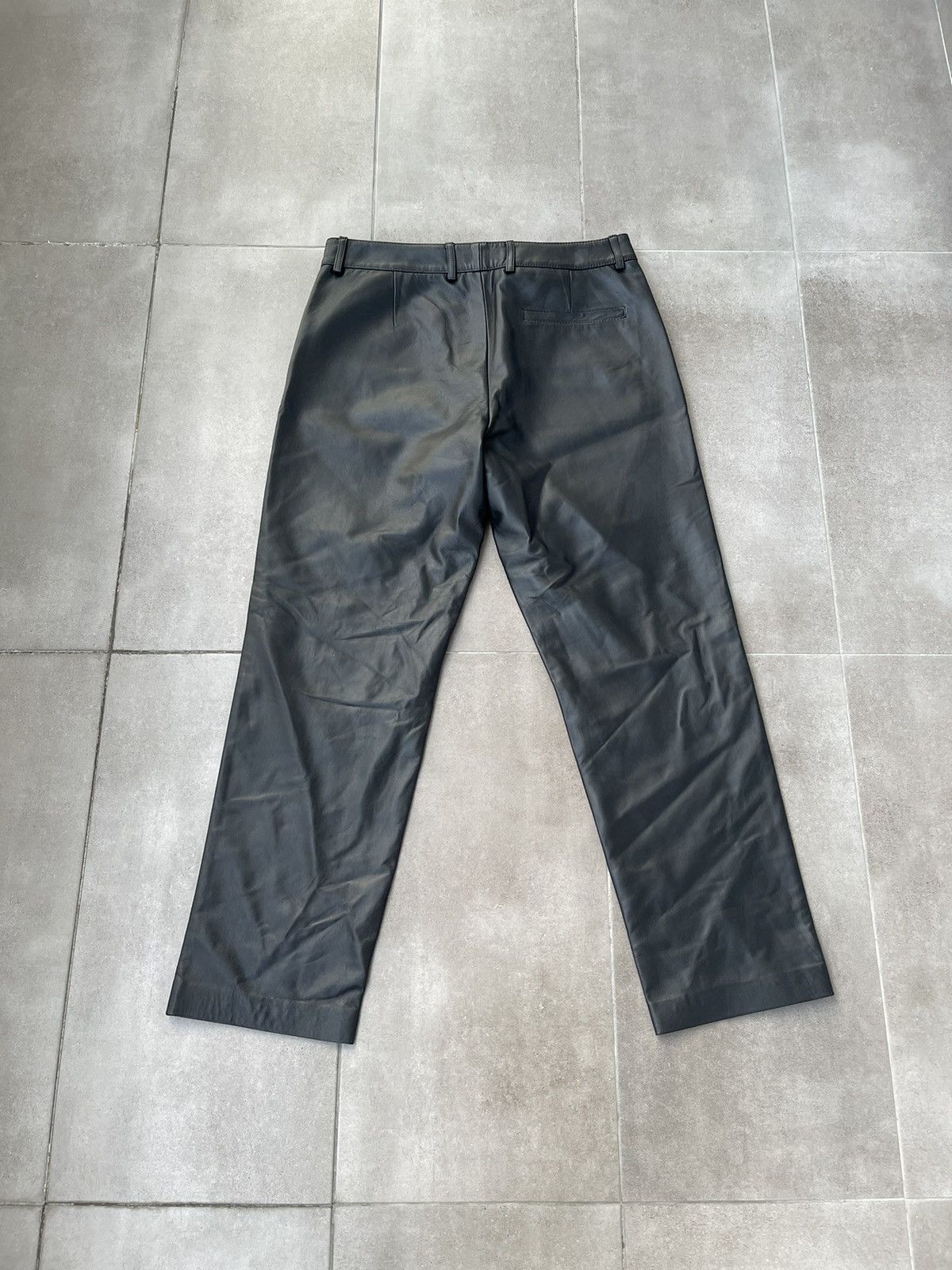 Han Kjobenhavn !DS! FW22 Han Kjobenhavn Single Suit Black Leather Trousers Size US 34 / EU 50 - 11 Thumbnail