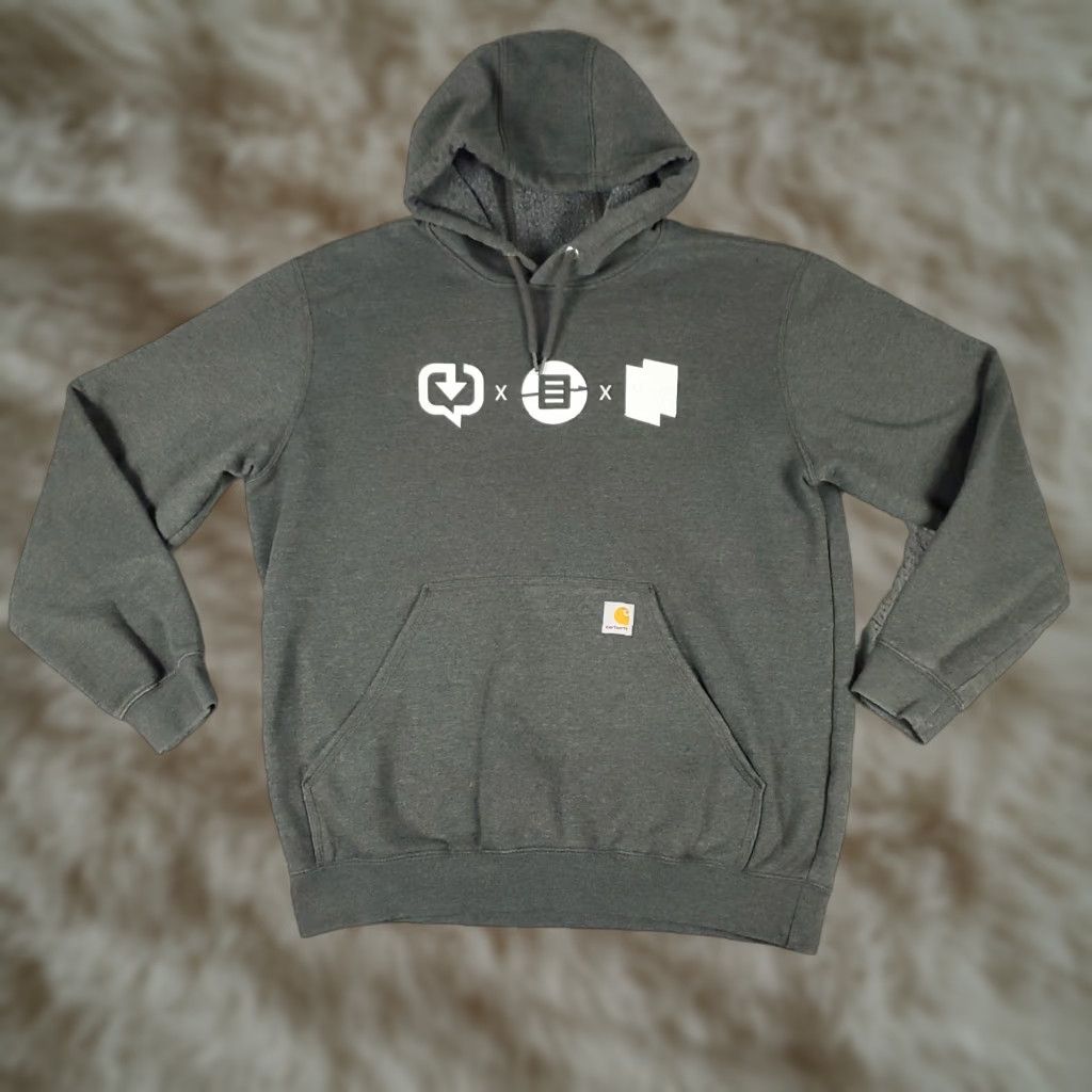 Carhartt Carhartt Hoodie Size Large Gray Pullover Sweatshirt Sweater Mens Size US L / EU 52-54 / 3 - 1 Thumbnail